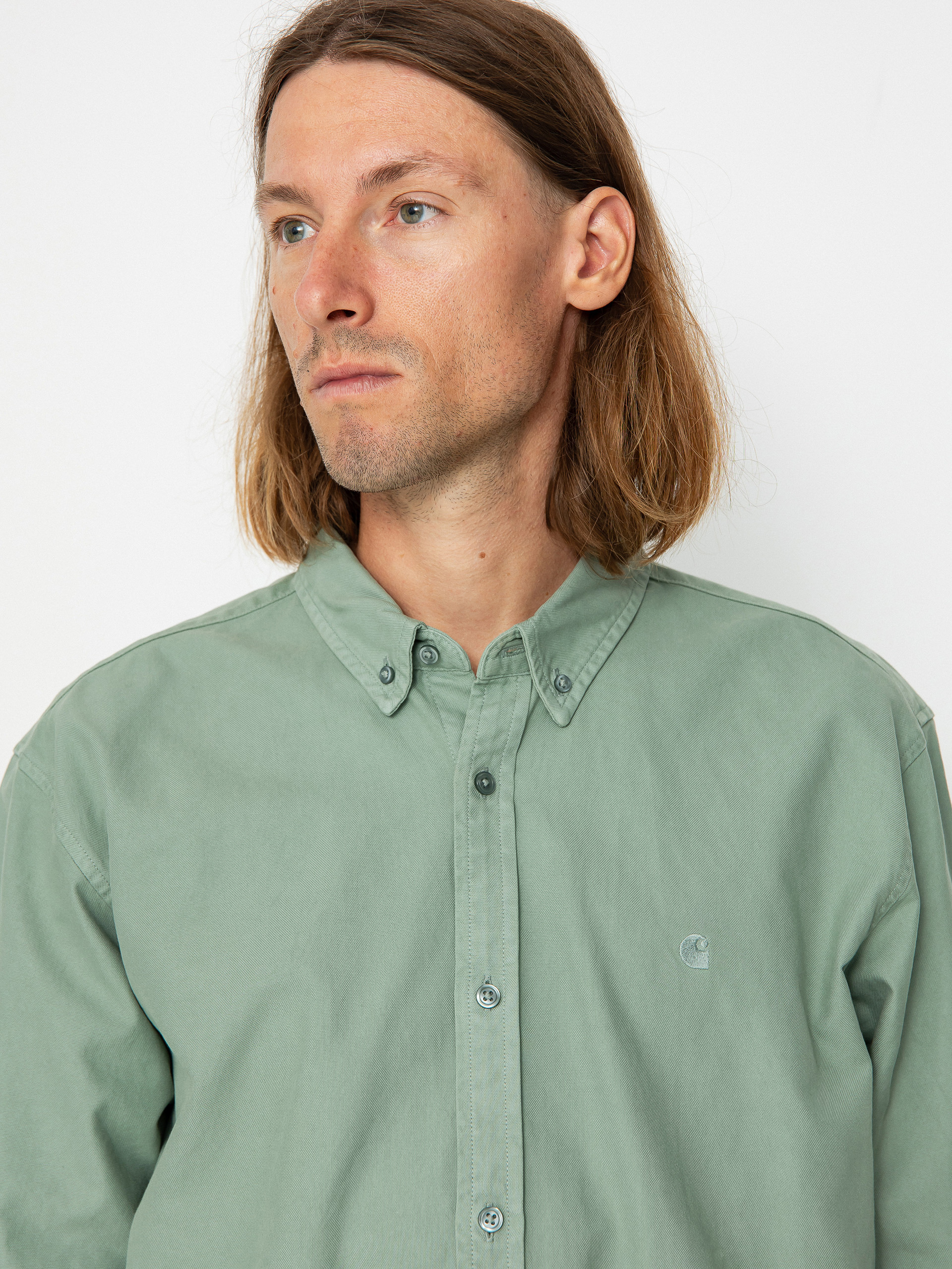 Carhartt WIP Bolton Shirt (glassy teal)