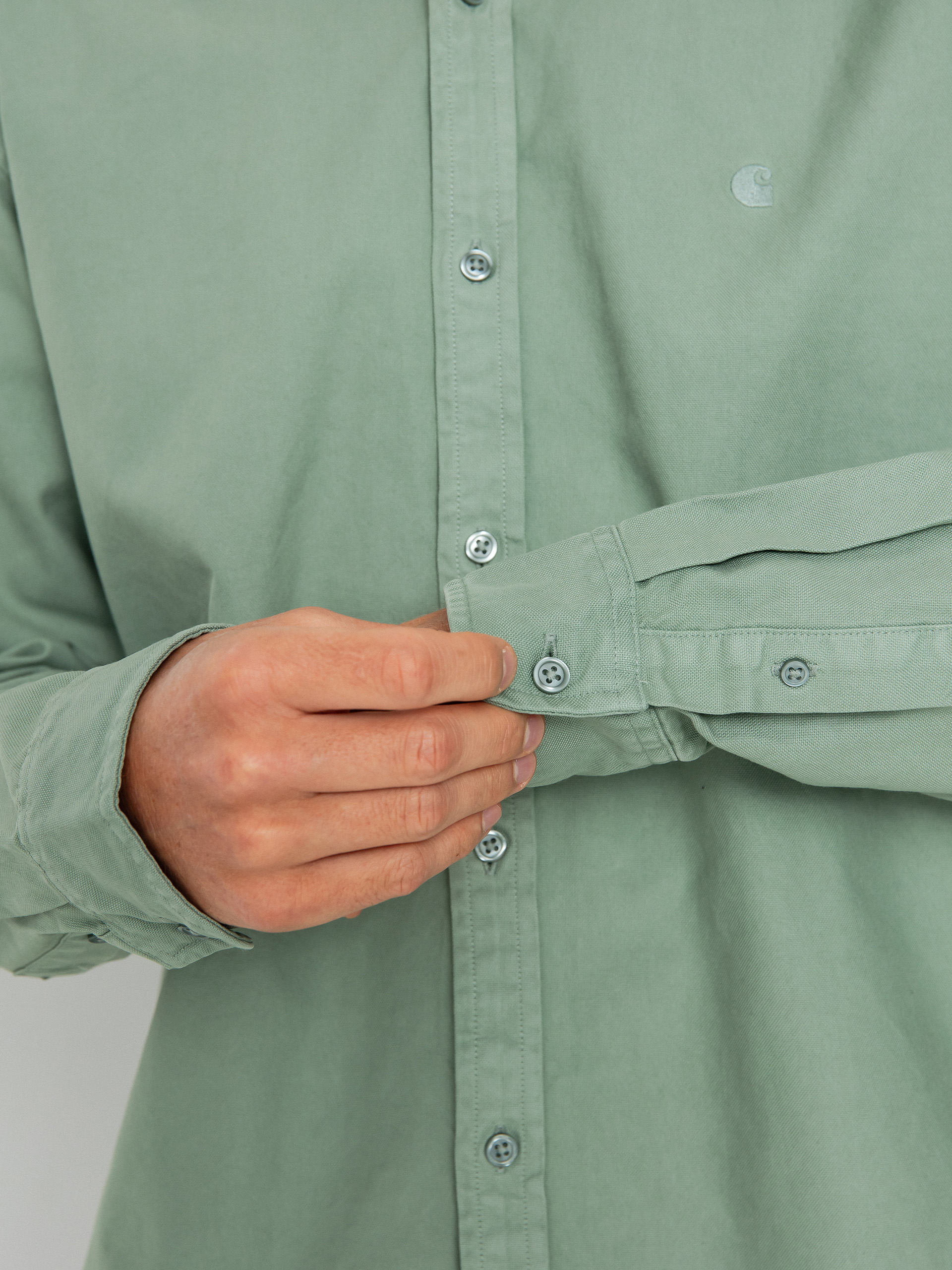 Carhartt WIP Bolton Shirt (glassy teal)