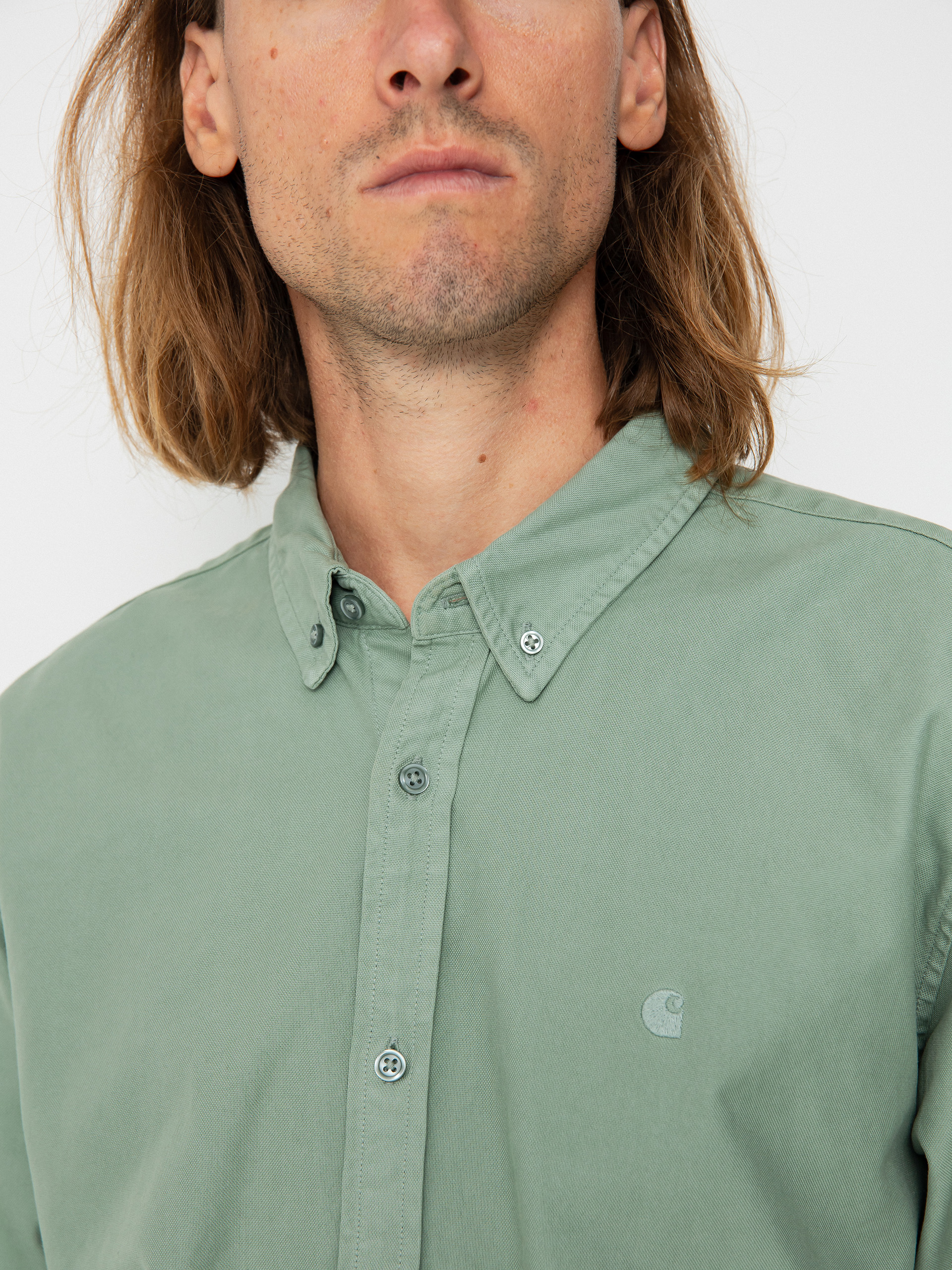 Carhartt WIP Bolton Shirt (glassy teal)
