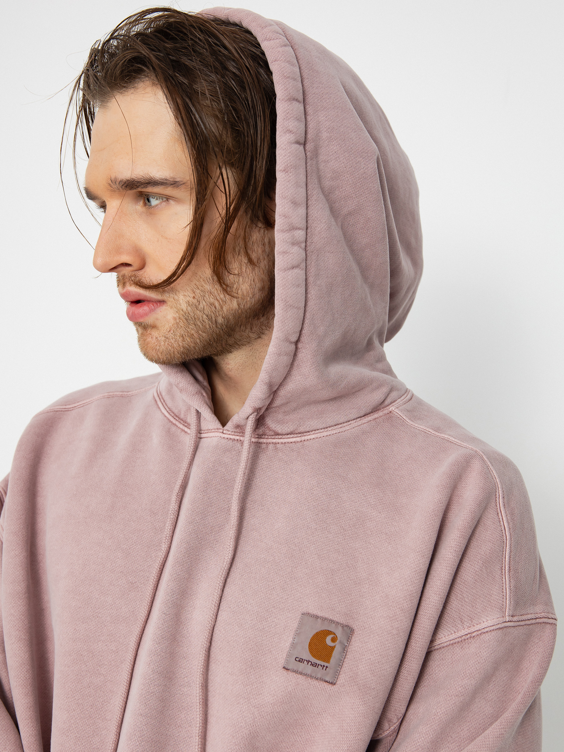 Carhartt WIP Vista HD Hoodie (glassy pink)