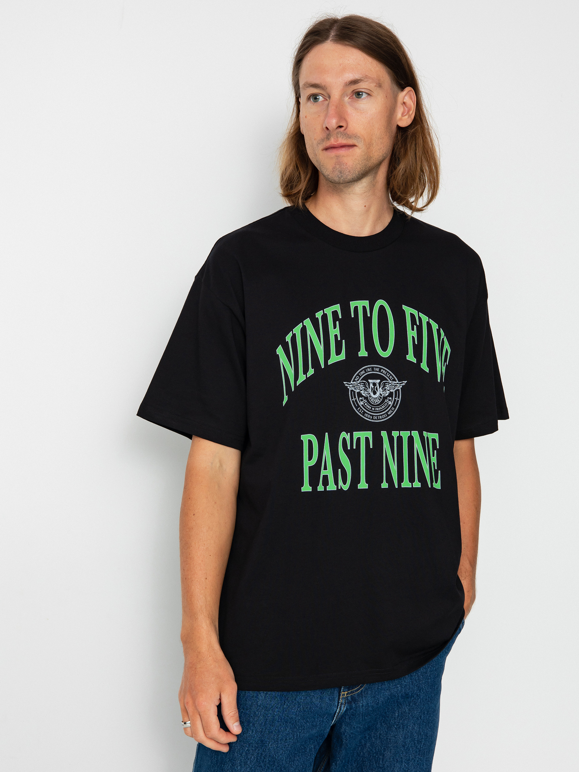Carhartt WIP Nine To Five Past Nine T-Shirt (black)