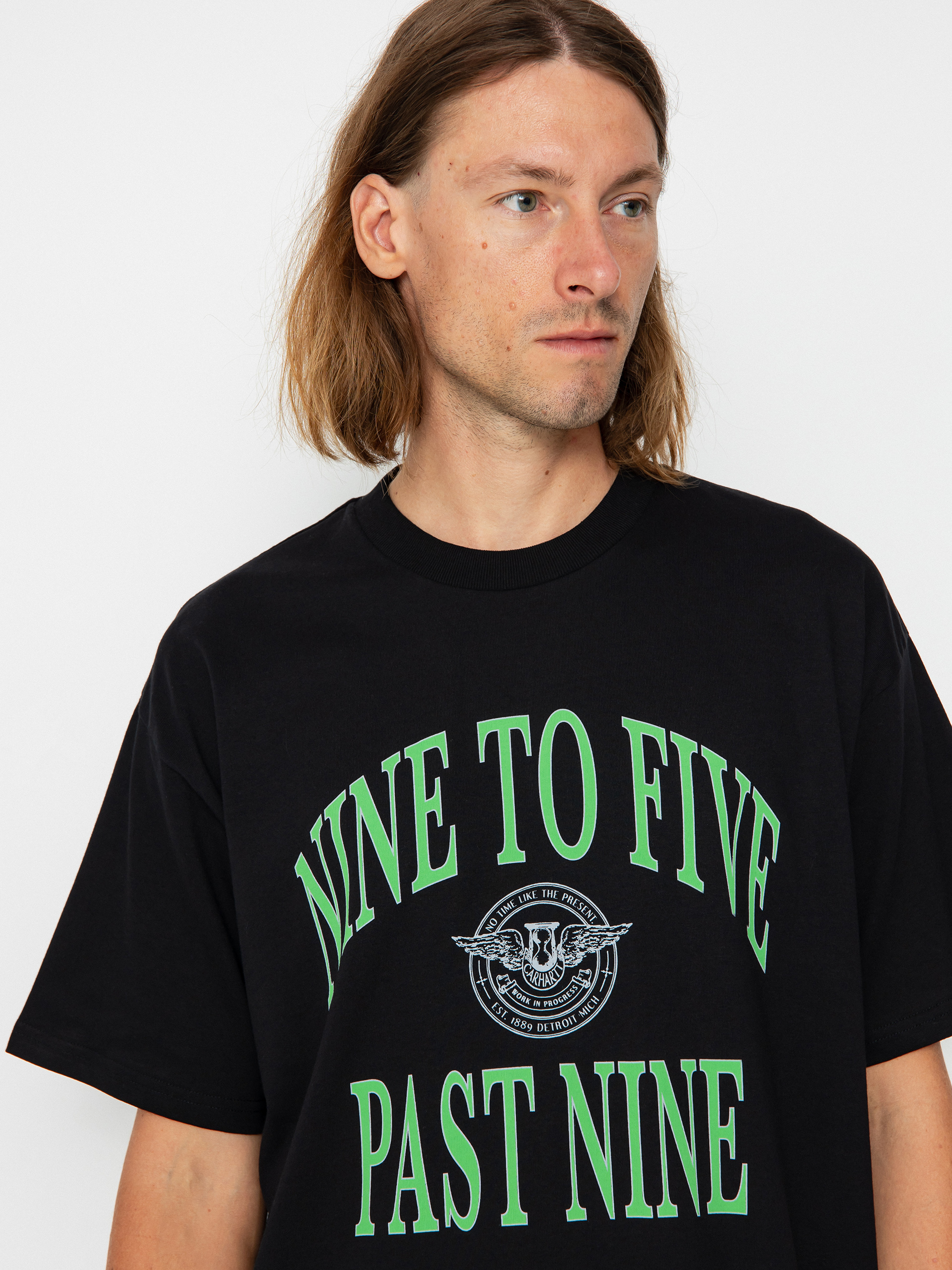 Carhartt WIP Nine To Five Past Nine T-Shirt (black)