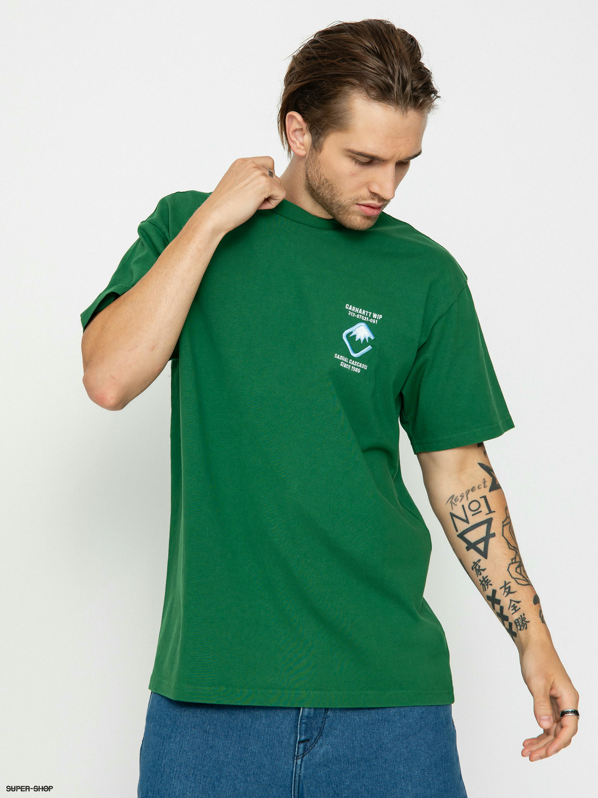 Carhartt WIP Nine To Five Past Nine T-shirt (aspen green)