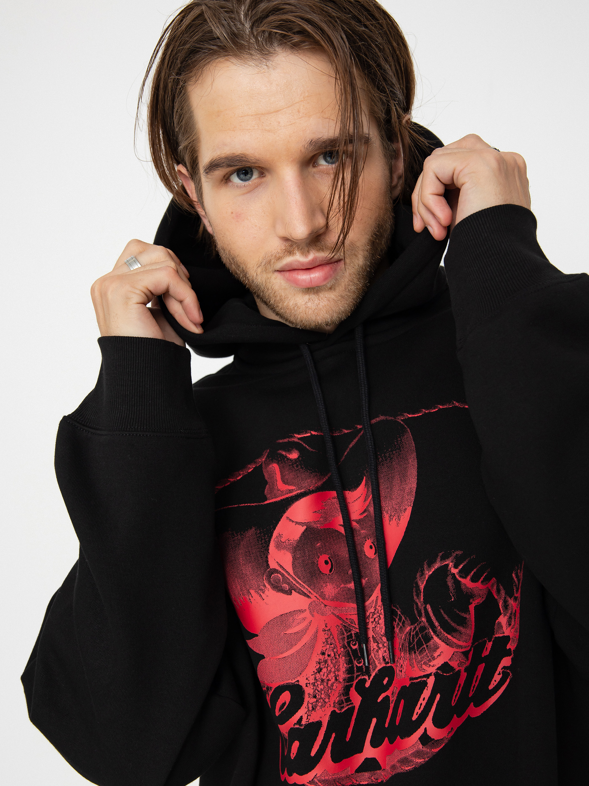 Carhartt WIP Buddy HD Hoodie (black/red)