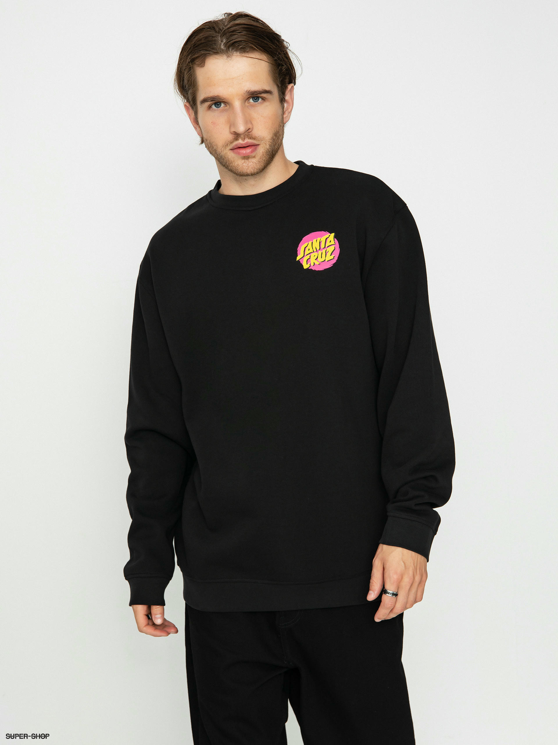 Santa Cruz Style Dot Sweatshirt black