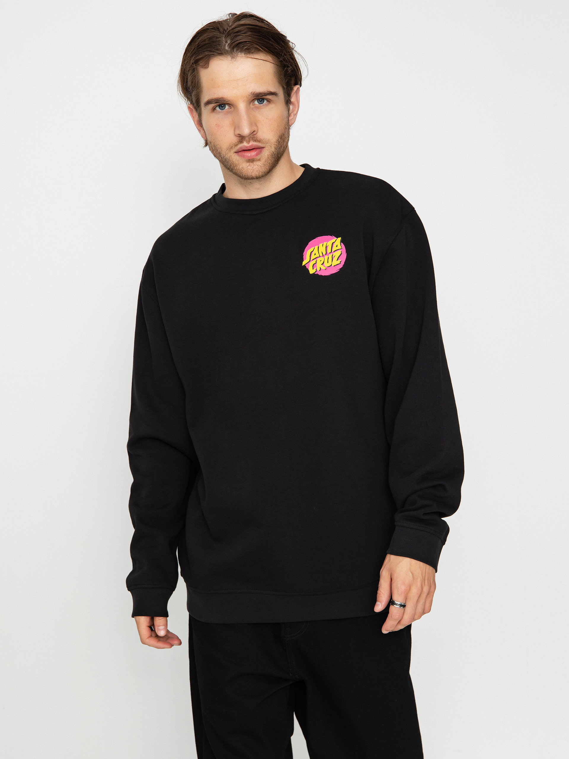 Santa Cruz Style Dot Sweatshirt (black)