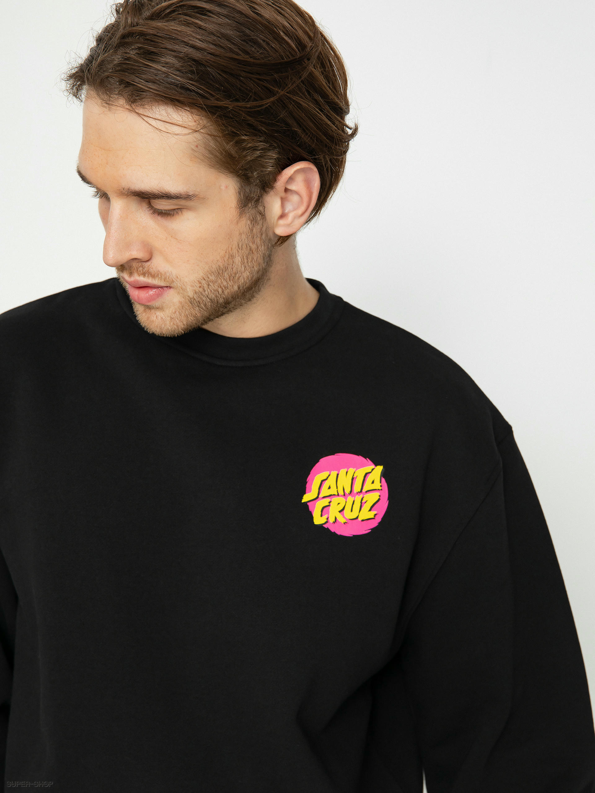 Santa Cruz Style Dot Sweatshirt black