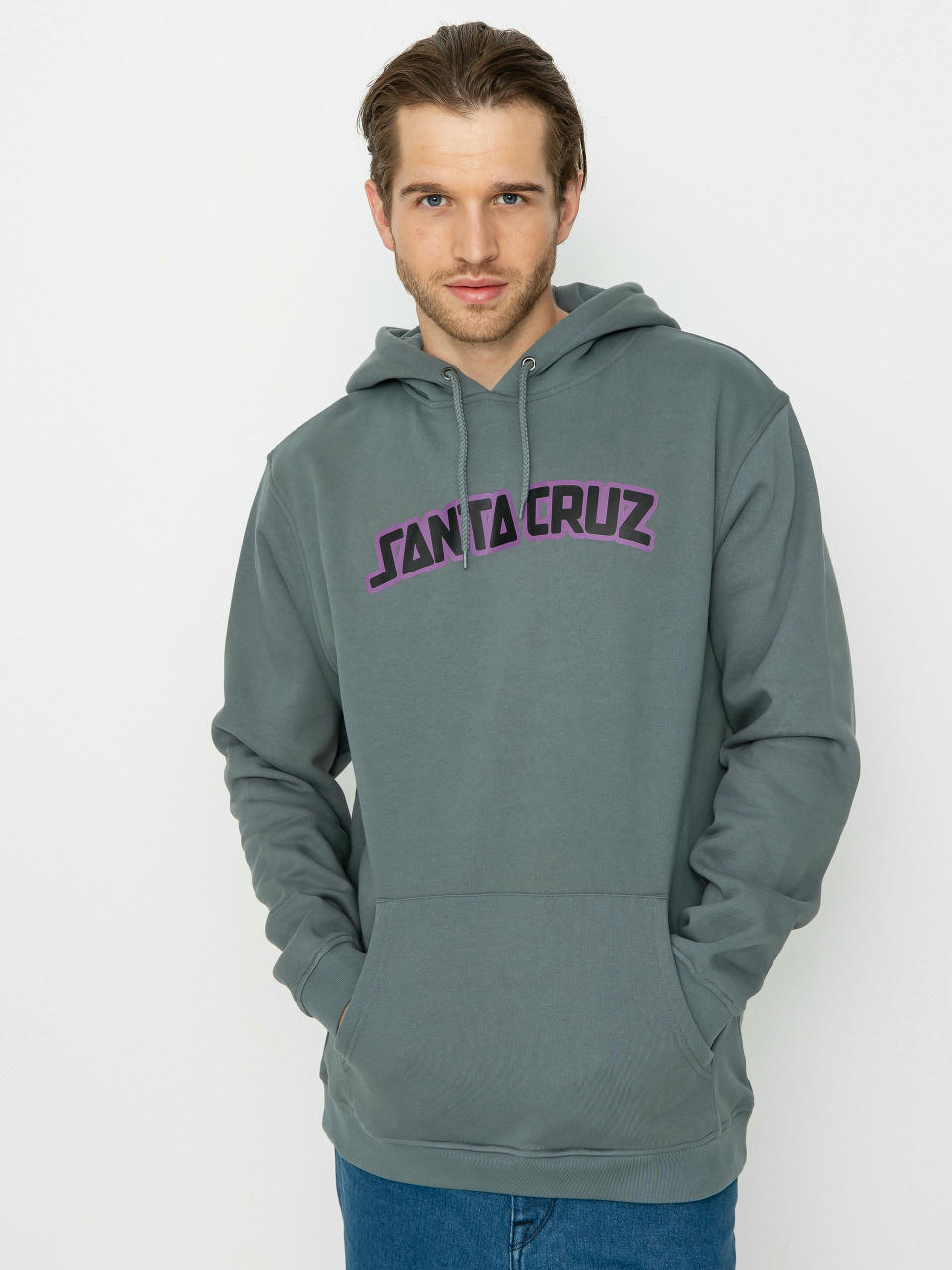 Santa Cruz Arch Strip HD Hoodie (iron)