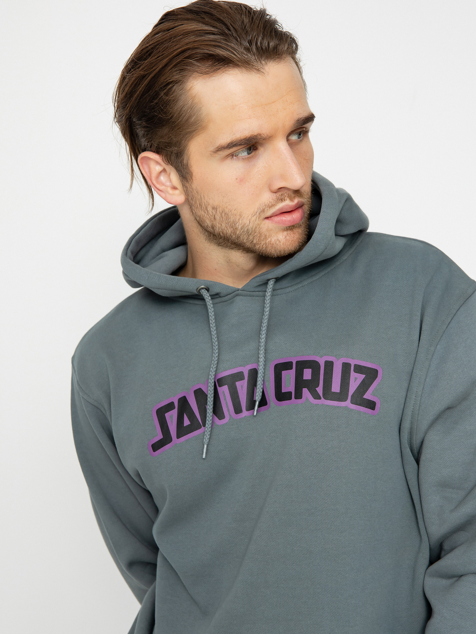 Santa Cruz Arch Strip HD Hoodie (iron)