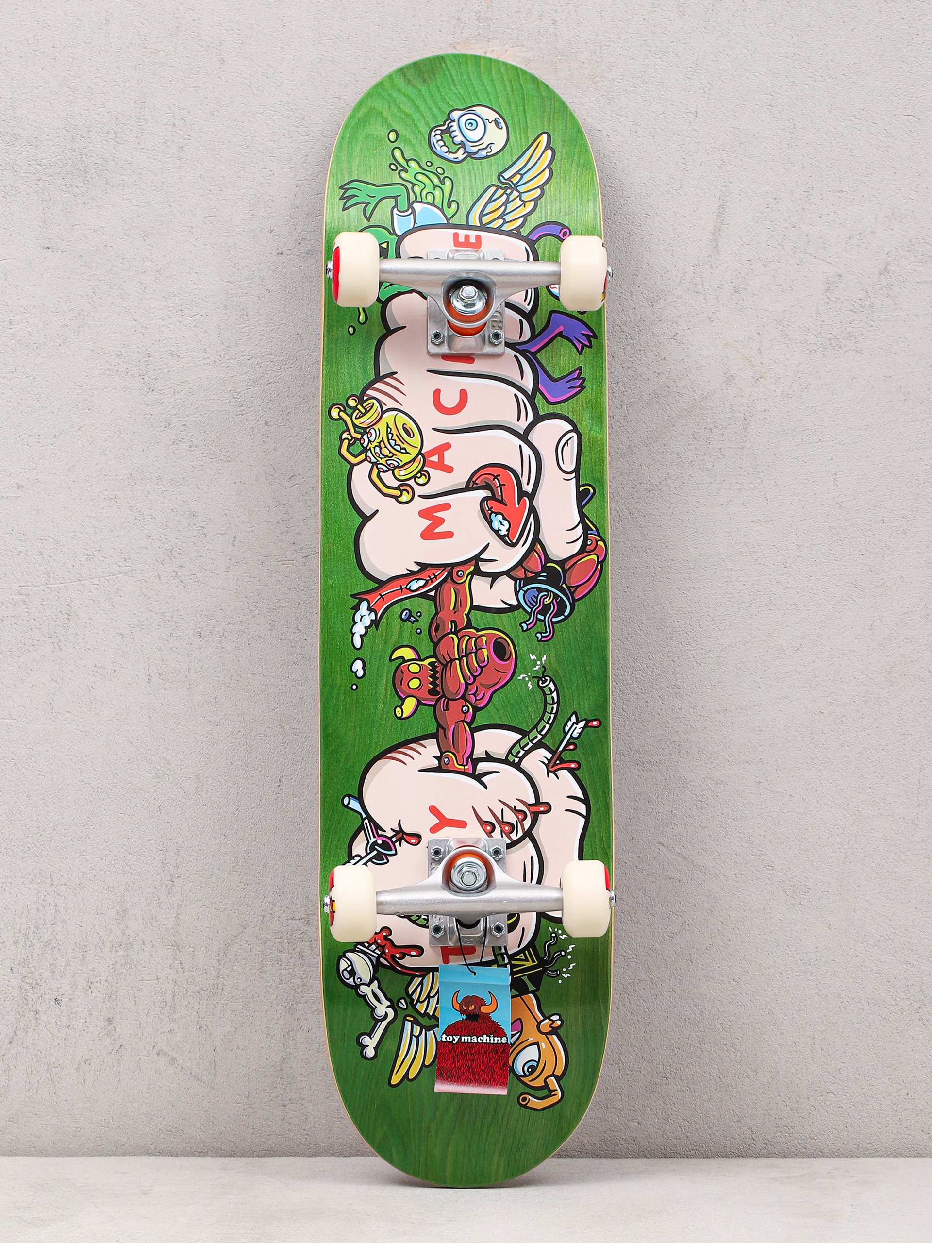 Toy Machine Vice Hell Monster Skateboard (green)