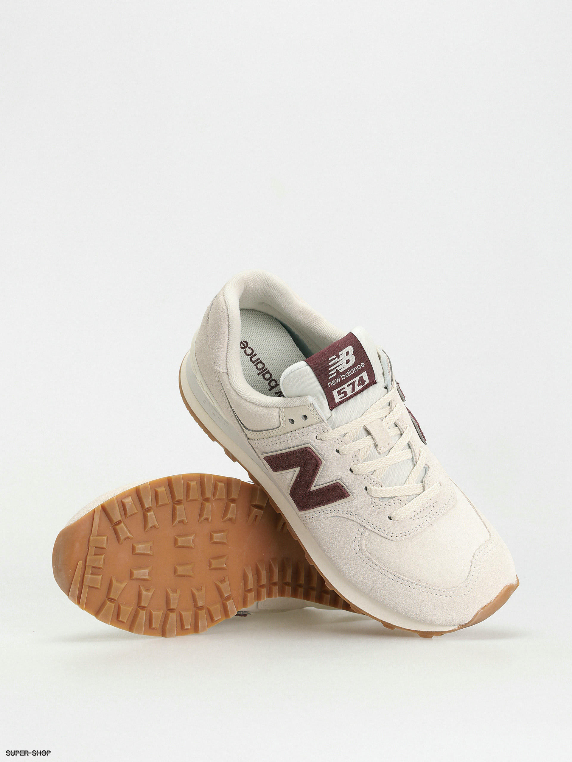 New Balance 574 Shoes (bone white)