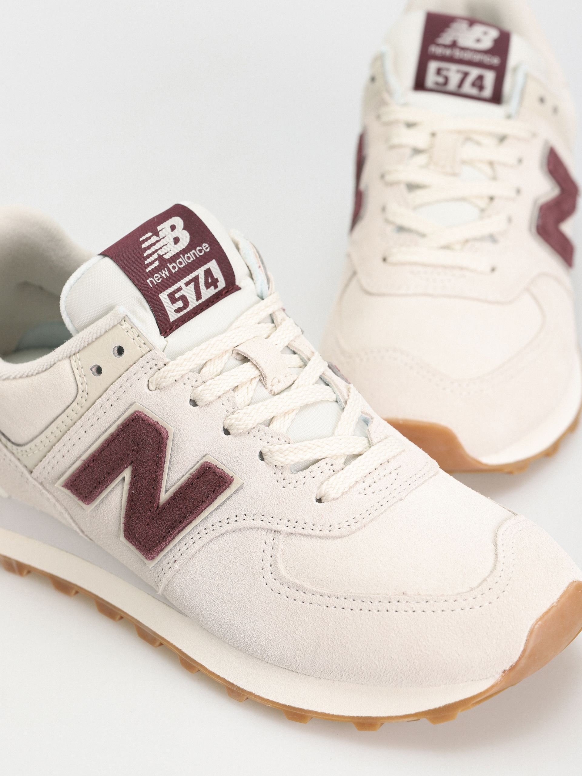 New Balance 574 Shoes (bone white)