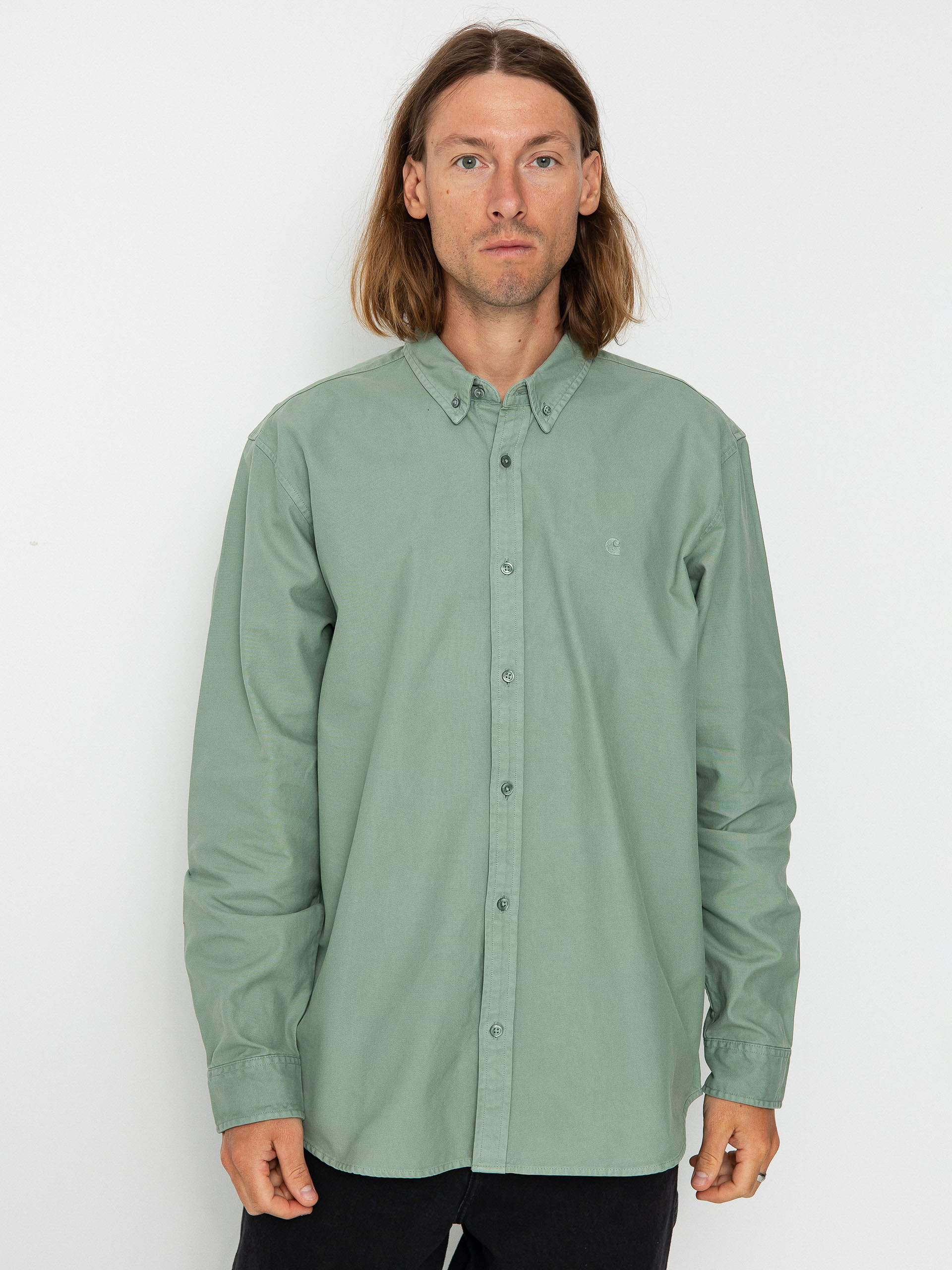 Carhartt WIP Bolton Shirt (glassy teal)