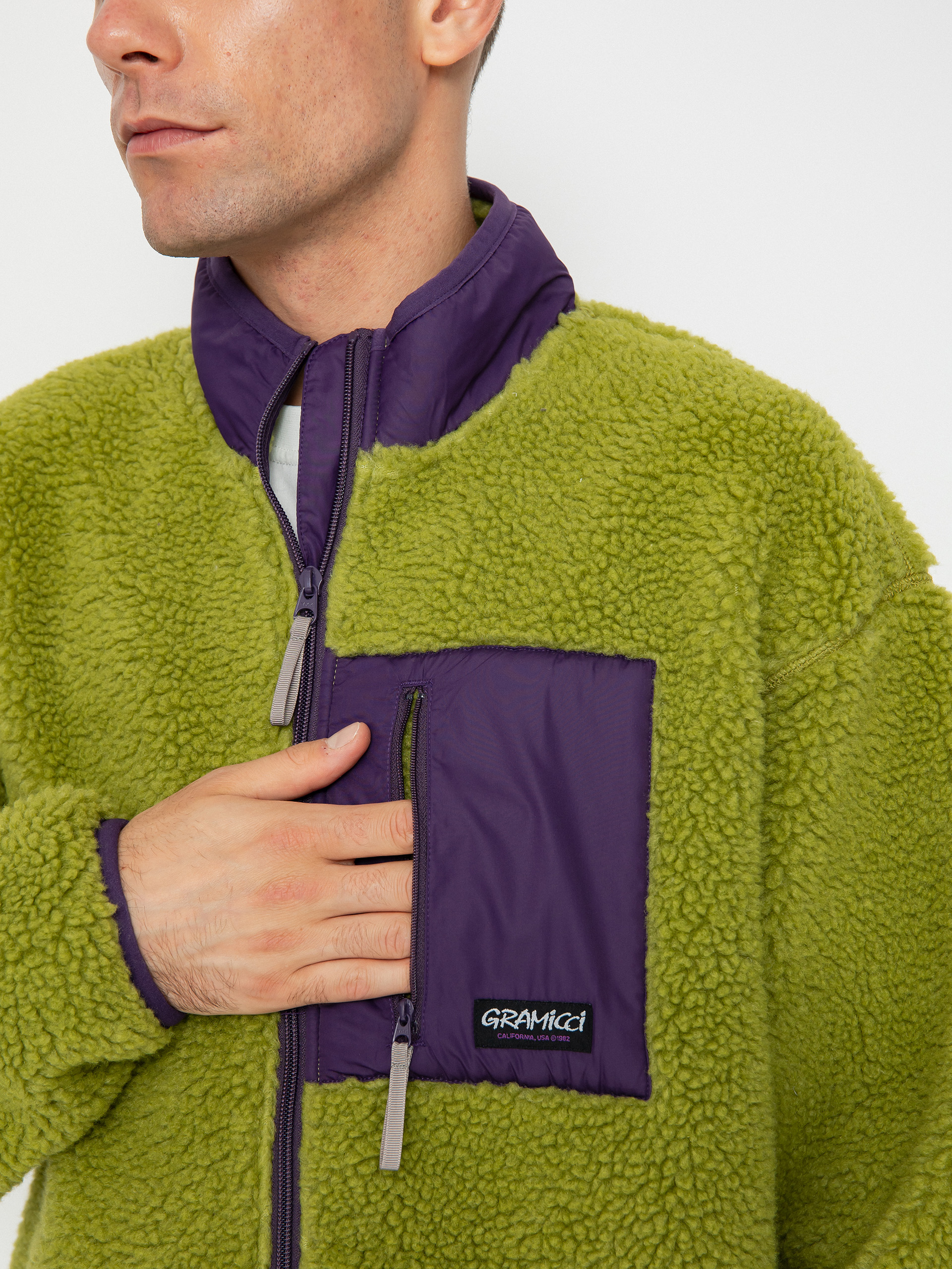 Gramicci Sherpa Jacket (dusted lime)