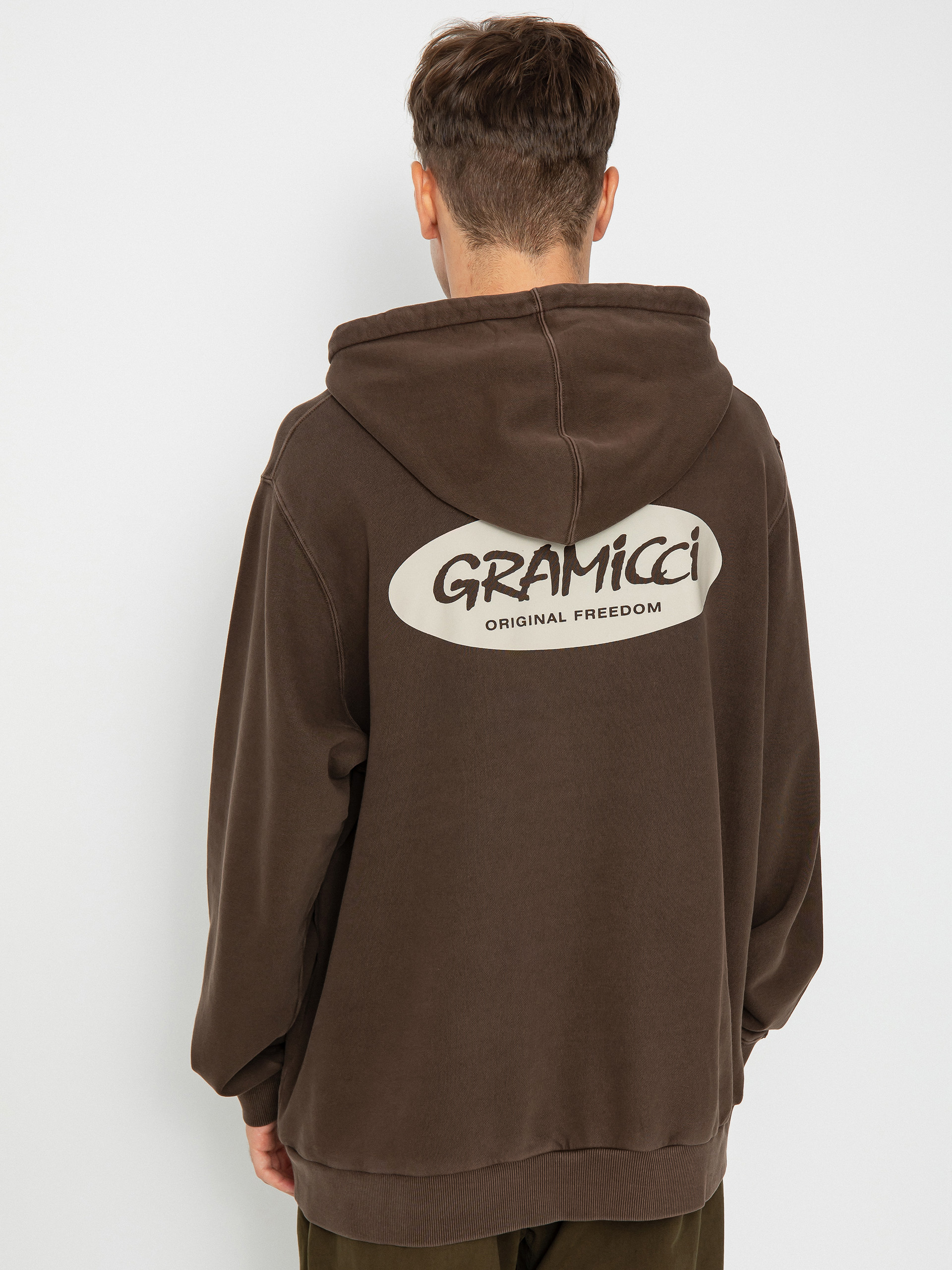 Gramicci Original Freedom Oval HD Hoodie (brown pigment)