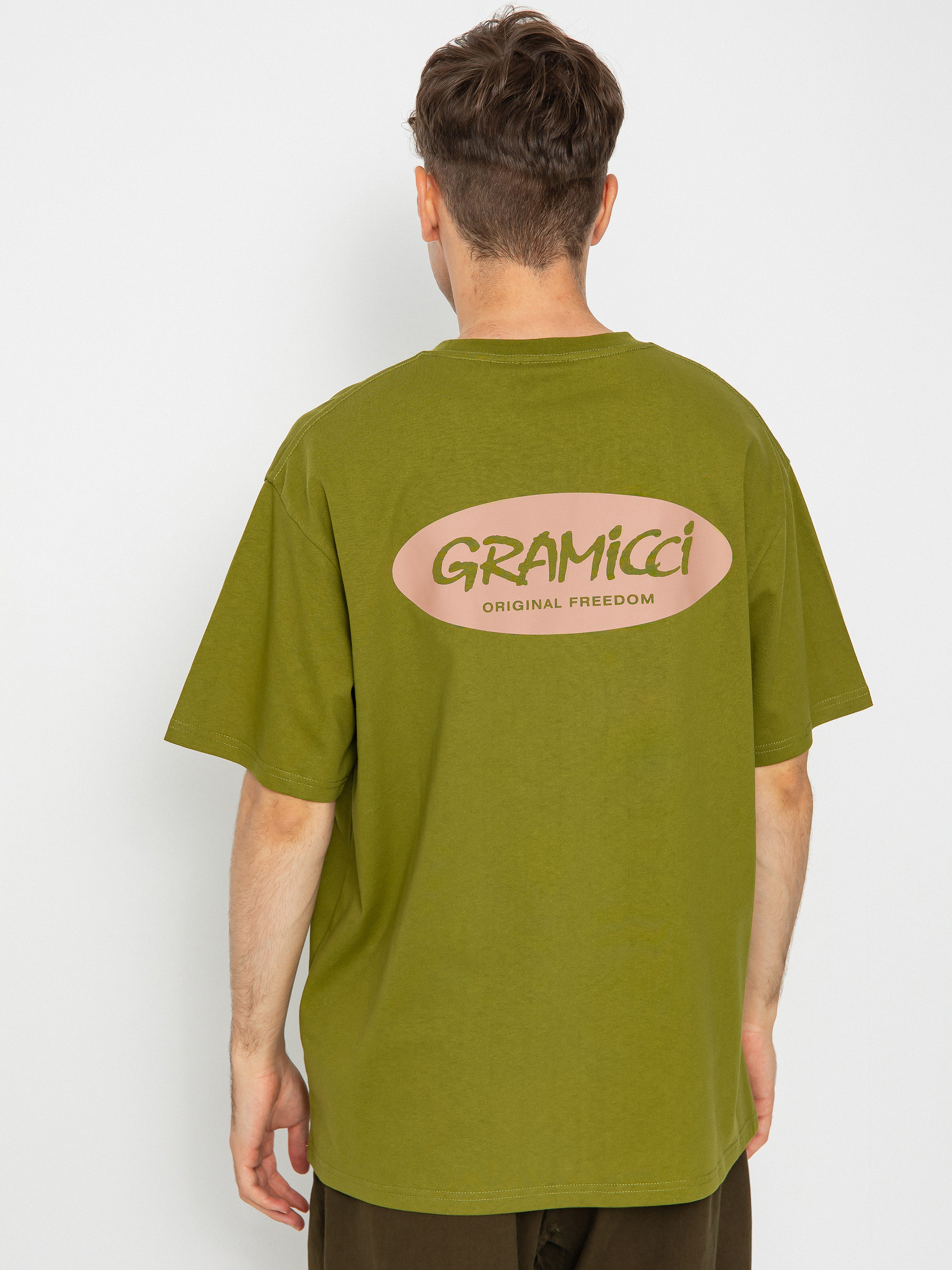Gramicci Original Freedom Oval T-shirt - green (pistachio)