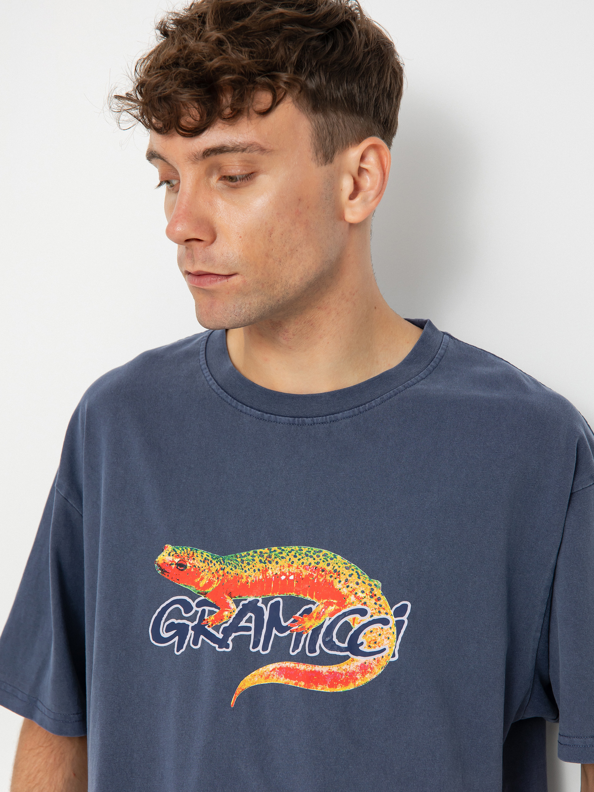 Gramicci Salamander T-shirt (navy pigment)