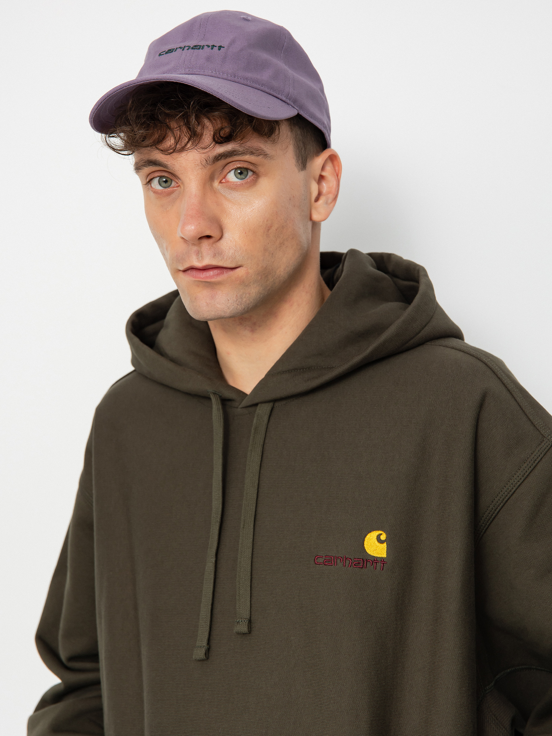 Carhartt WIP American Script HD Hoodie (plant)