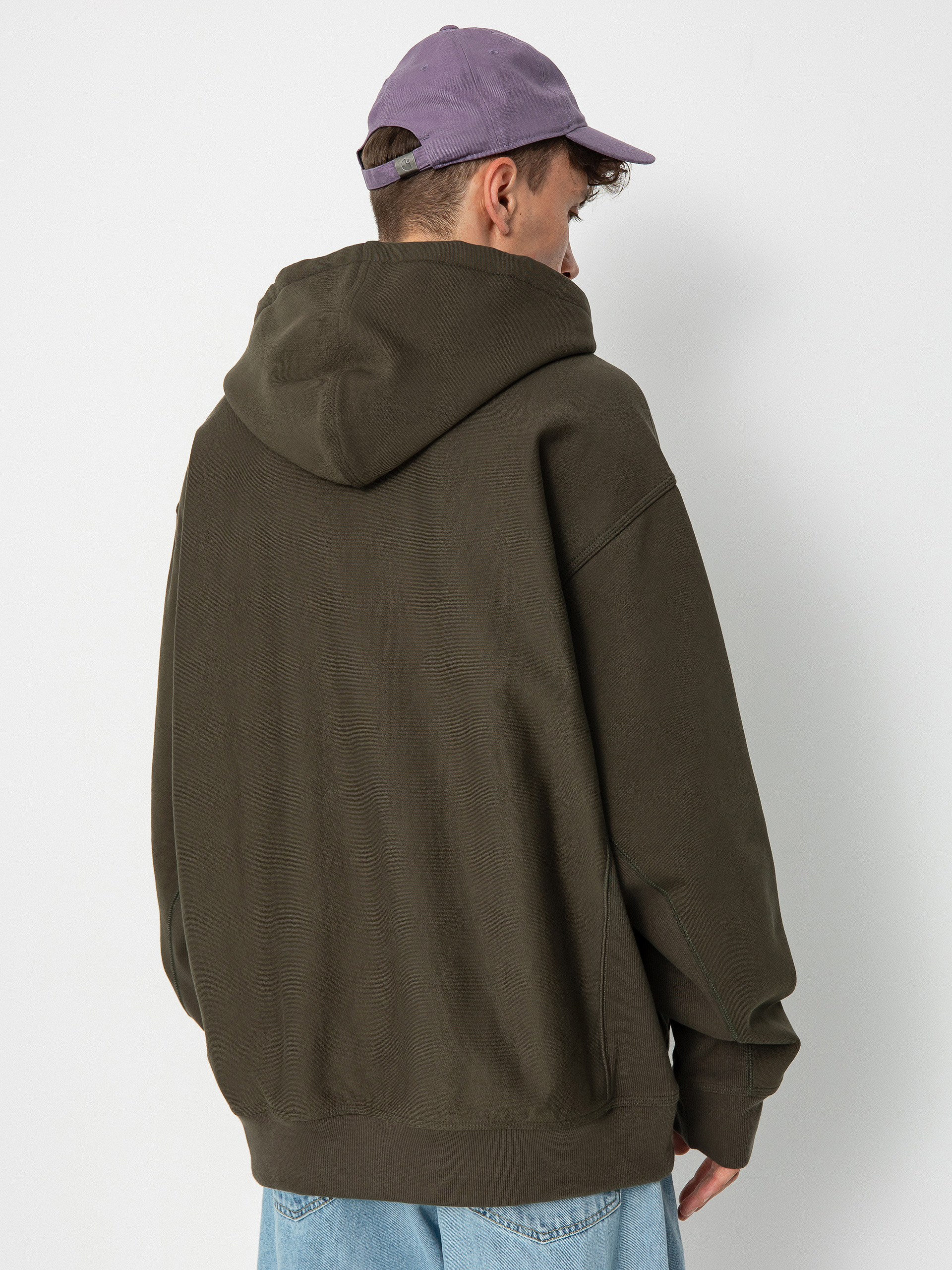 Carhartt WIP American Script HD Hoodie (plant)