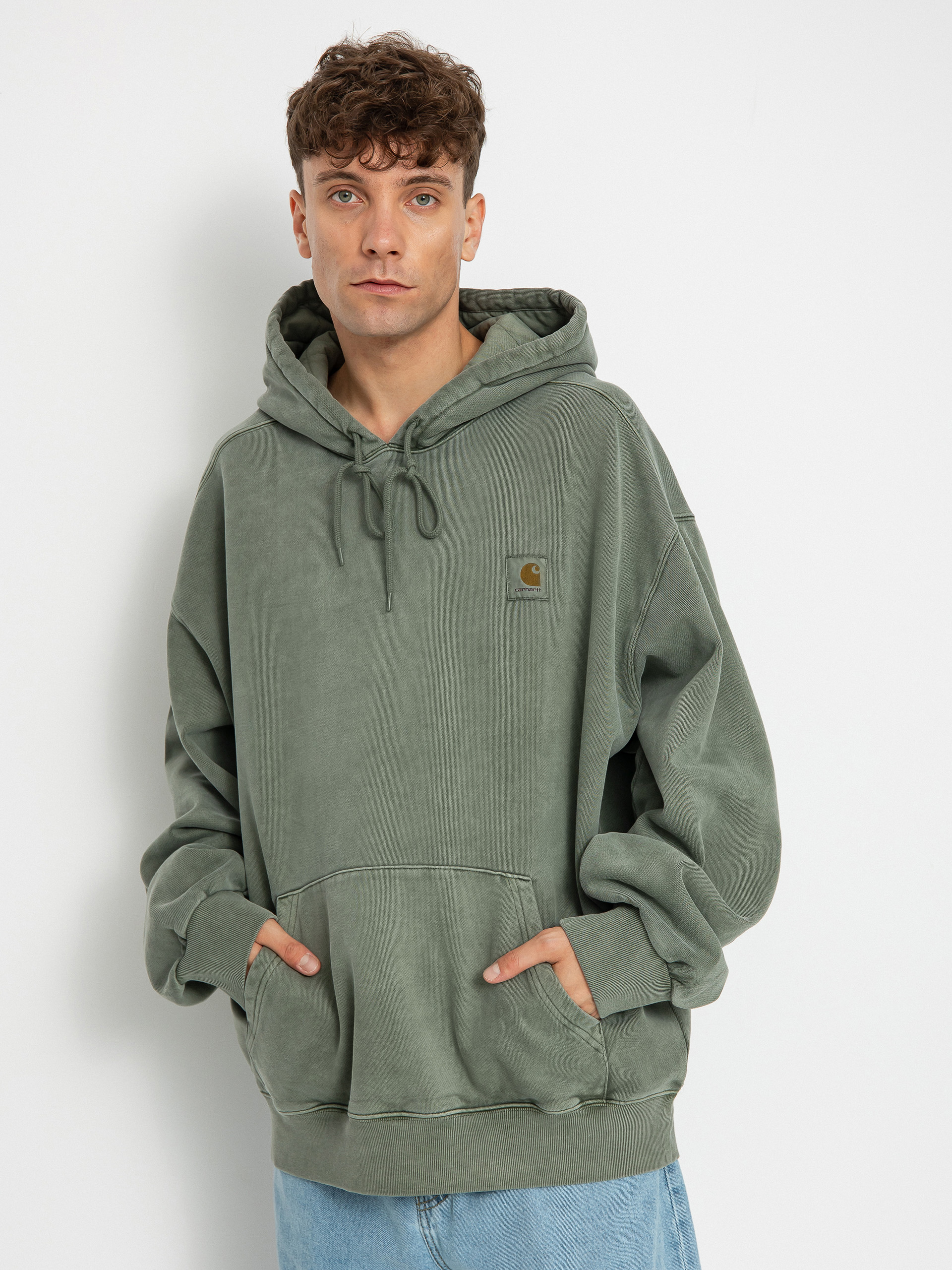 Carhartt WIP Vista HD Hoodie (smoke green)
