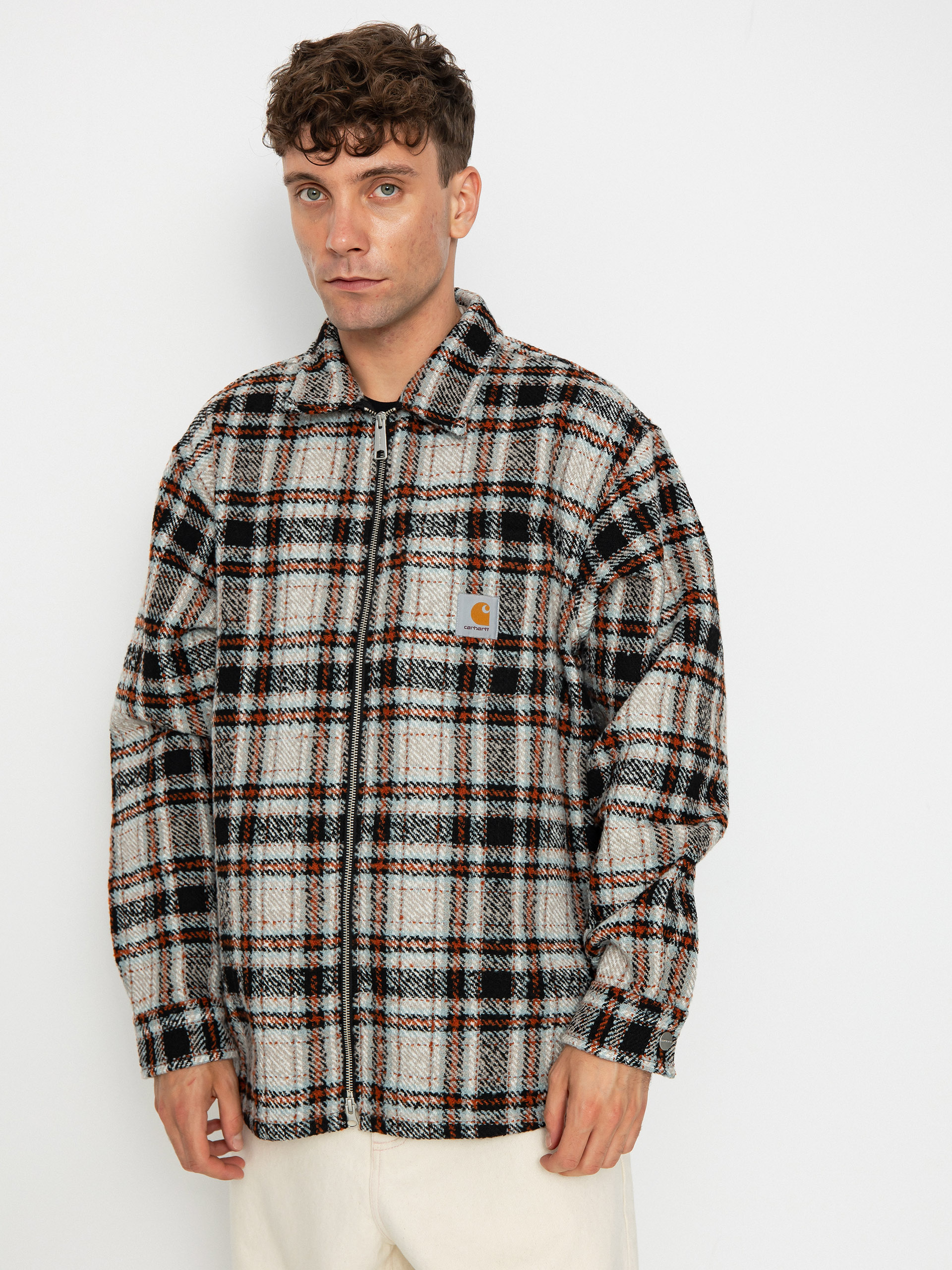 Carhartt WIP Stroy Jacket - grey (stroy check wax)
