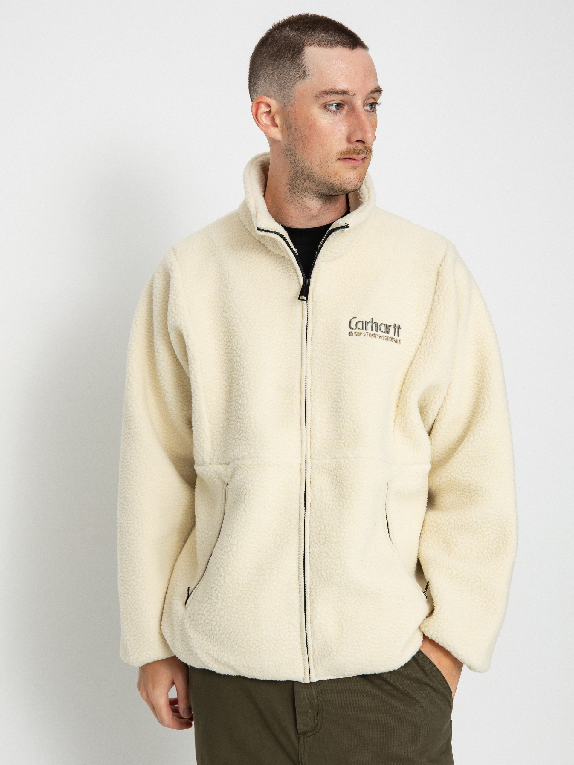 Carhartt WIP Draper Liner Fleece jacke (salt)