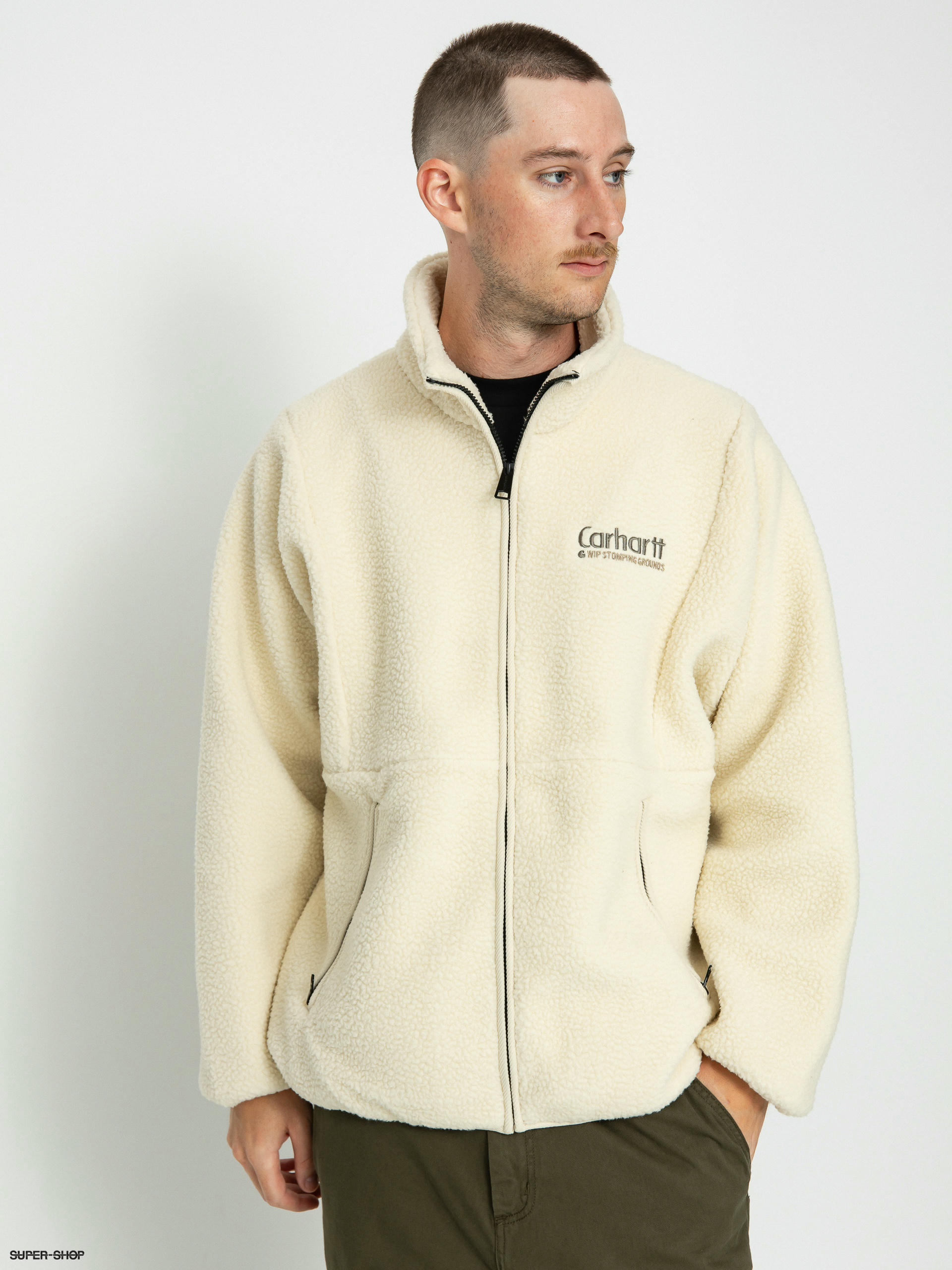 Carhartt fleece hot sale jacket men's