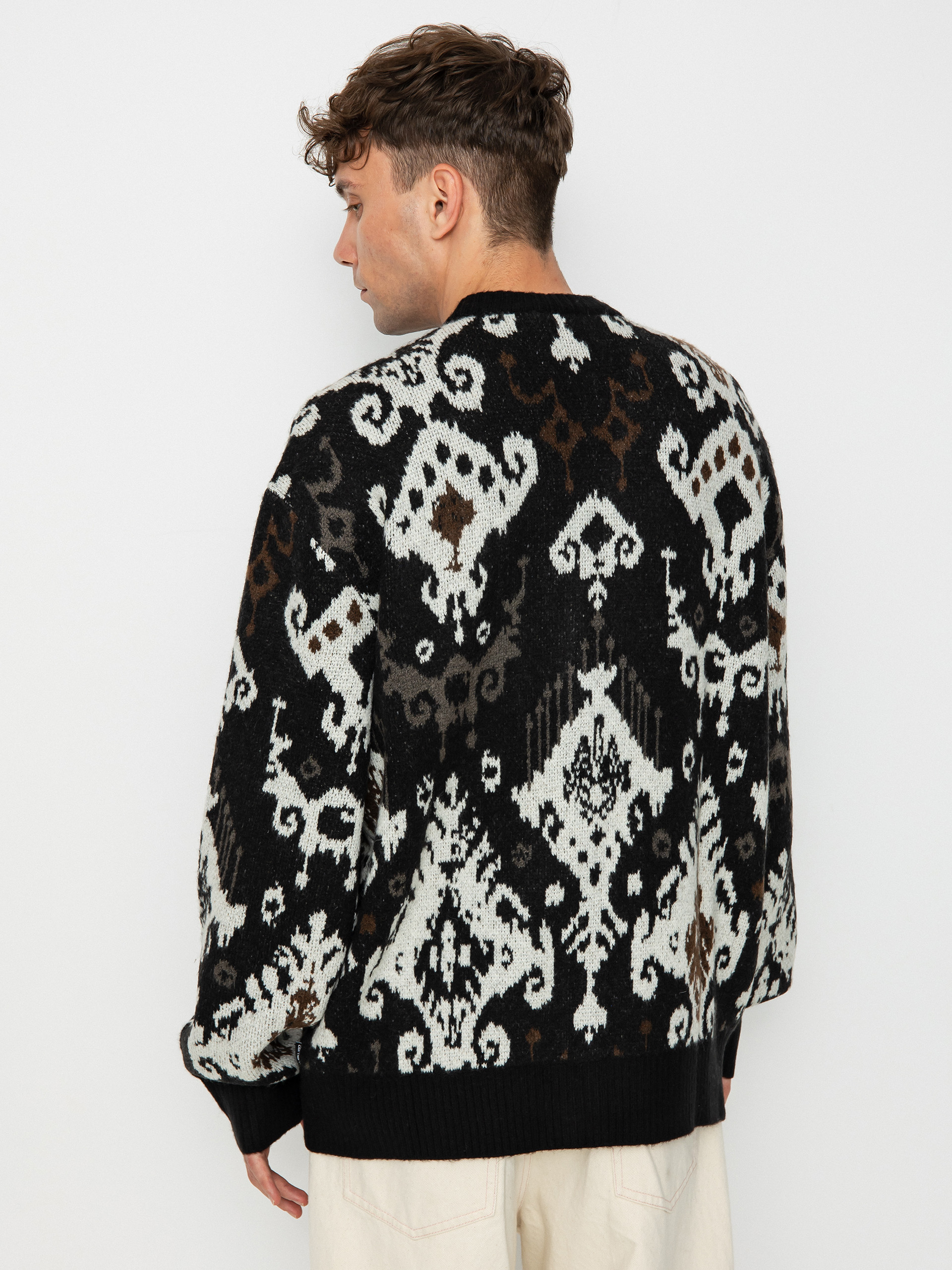 Carhartt WIP Baru Cardigan Sweater (baru jacquard black)