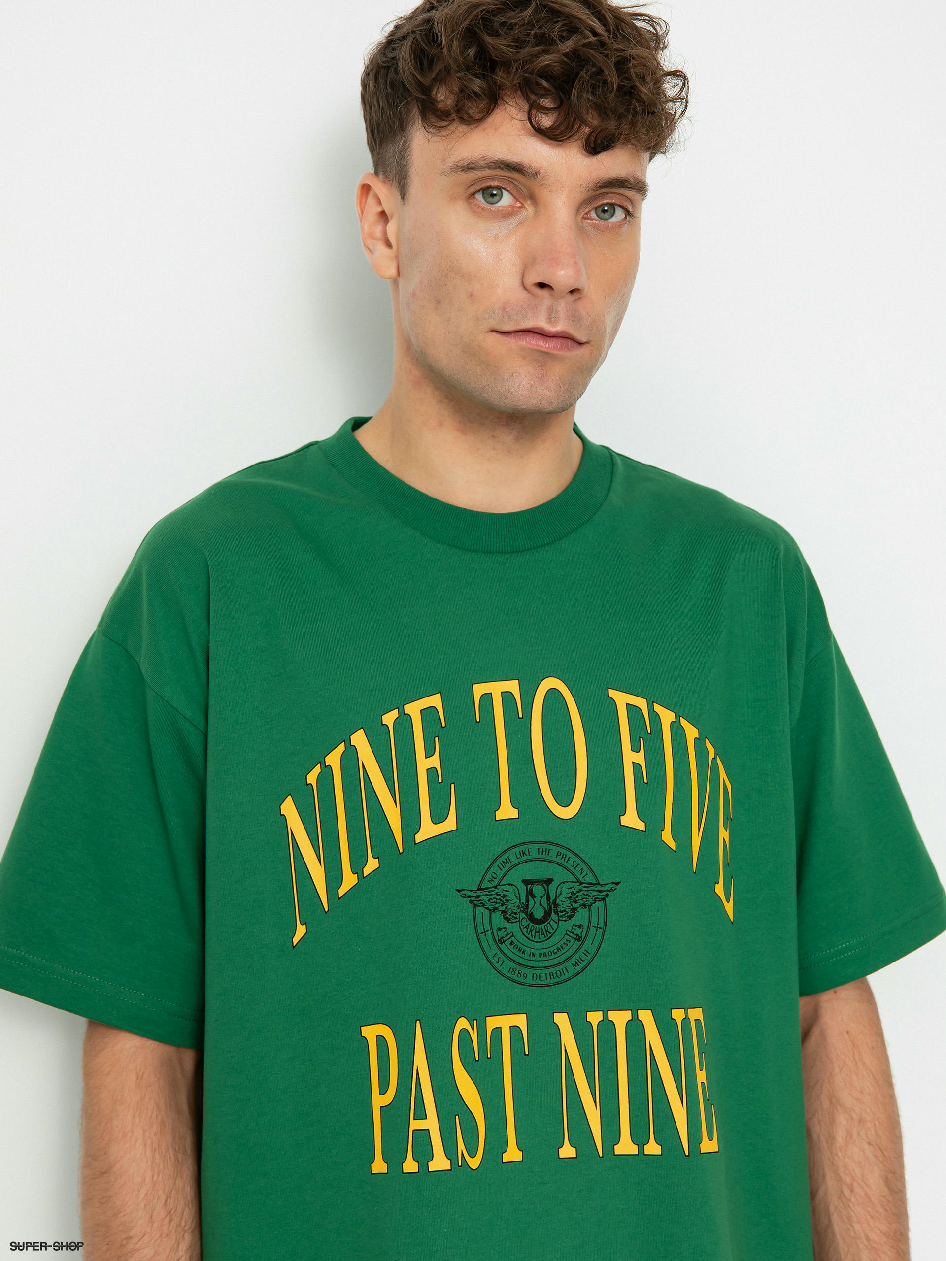 Carhartt WIP Nine To Five Past Nine T-shirt (aspen green)