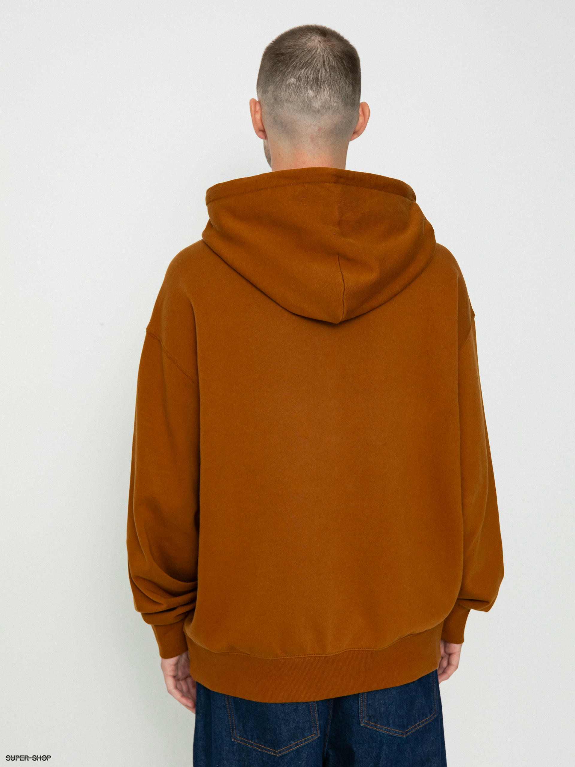 ASOS DESIGN super oversized hoodie in dark brown