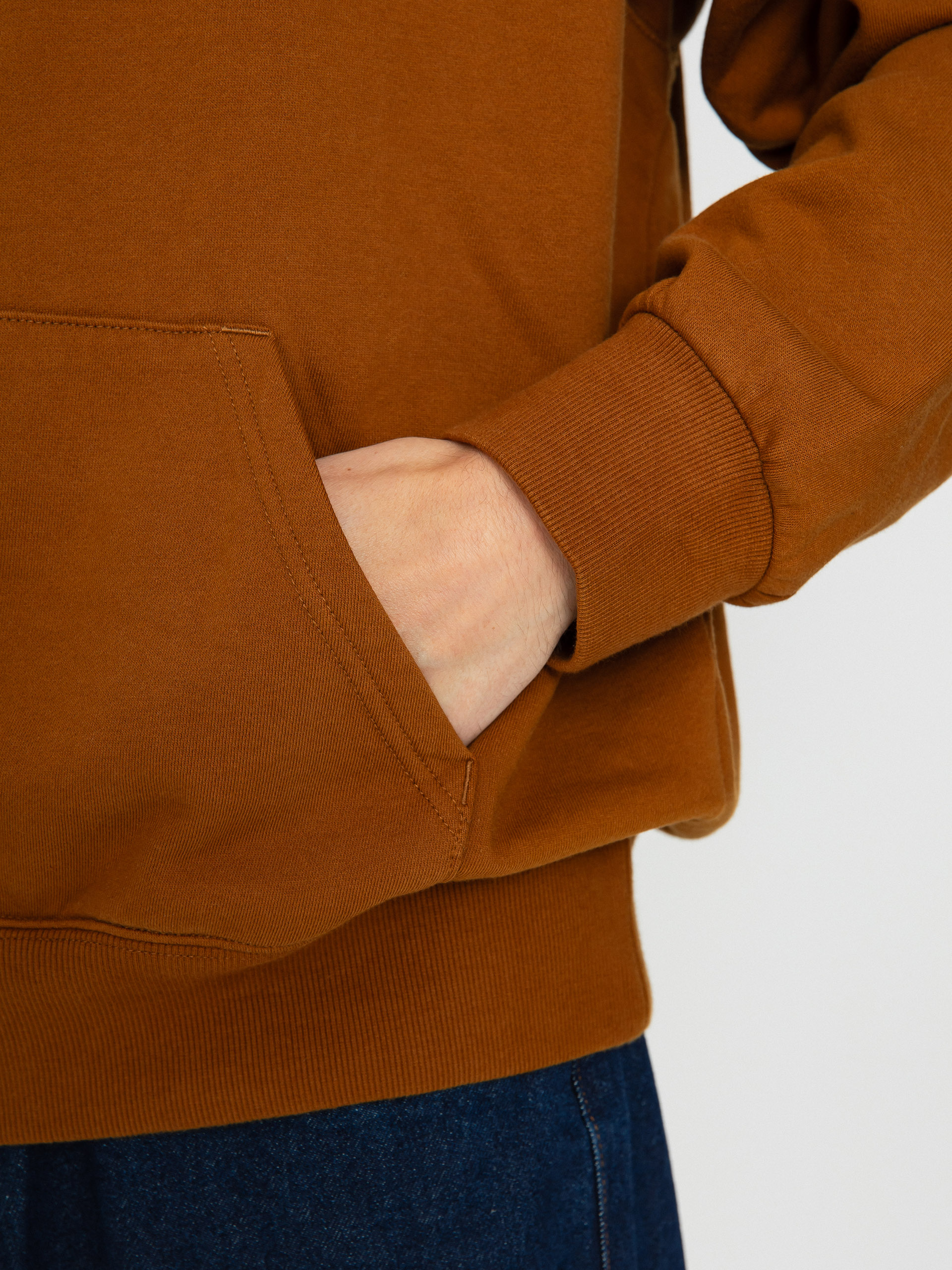 Carhartt WIP Heart Patch HD Hoodie (deep h brown)