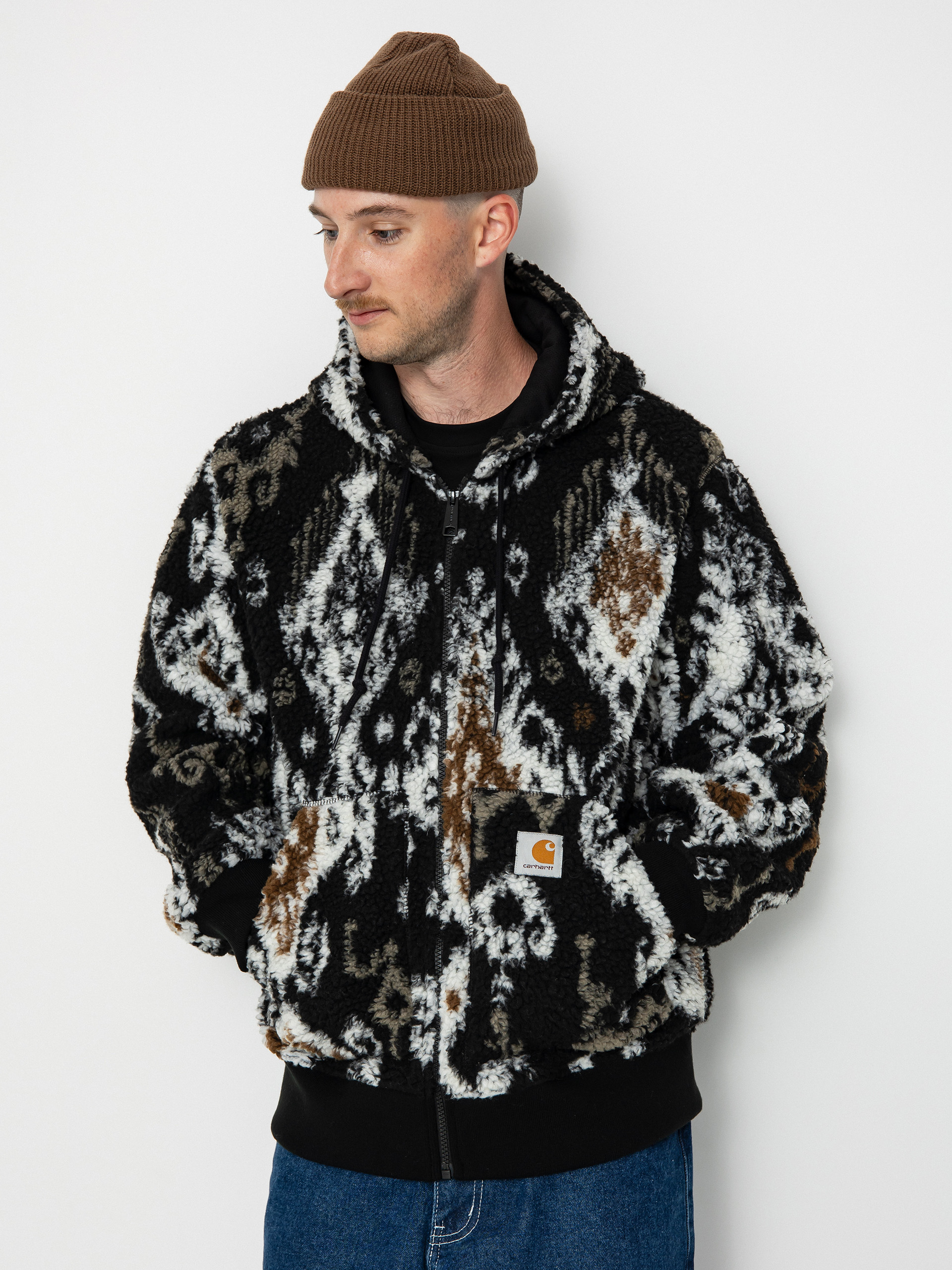 Carhartt WIP OG Active Liner Jacket - black (baru jacquard