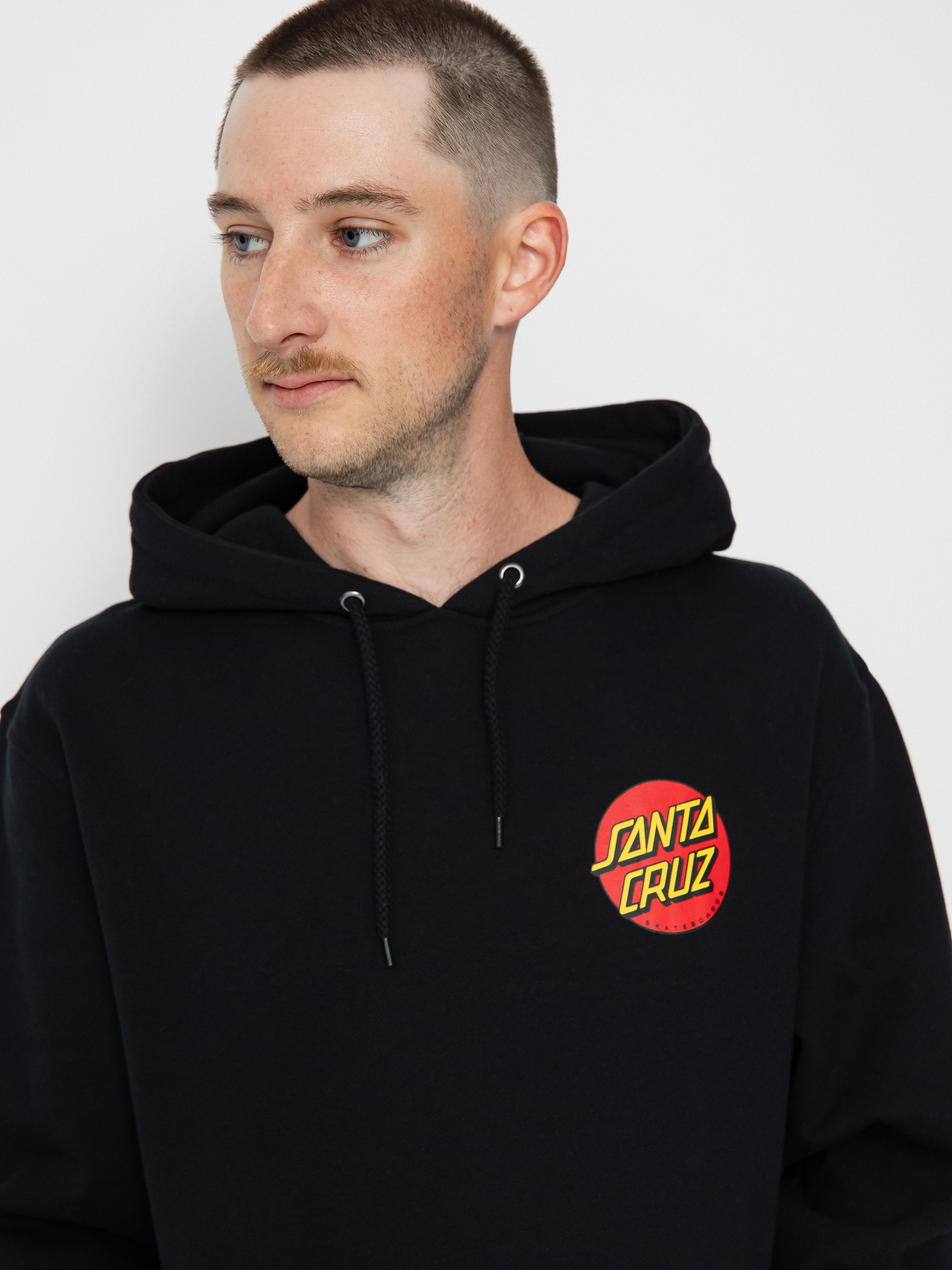 Santa Cruz Classic Dot Chest HD Hoodie (black)