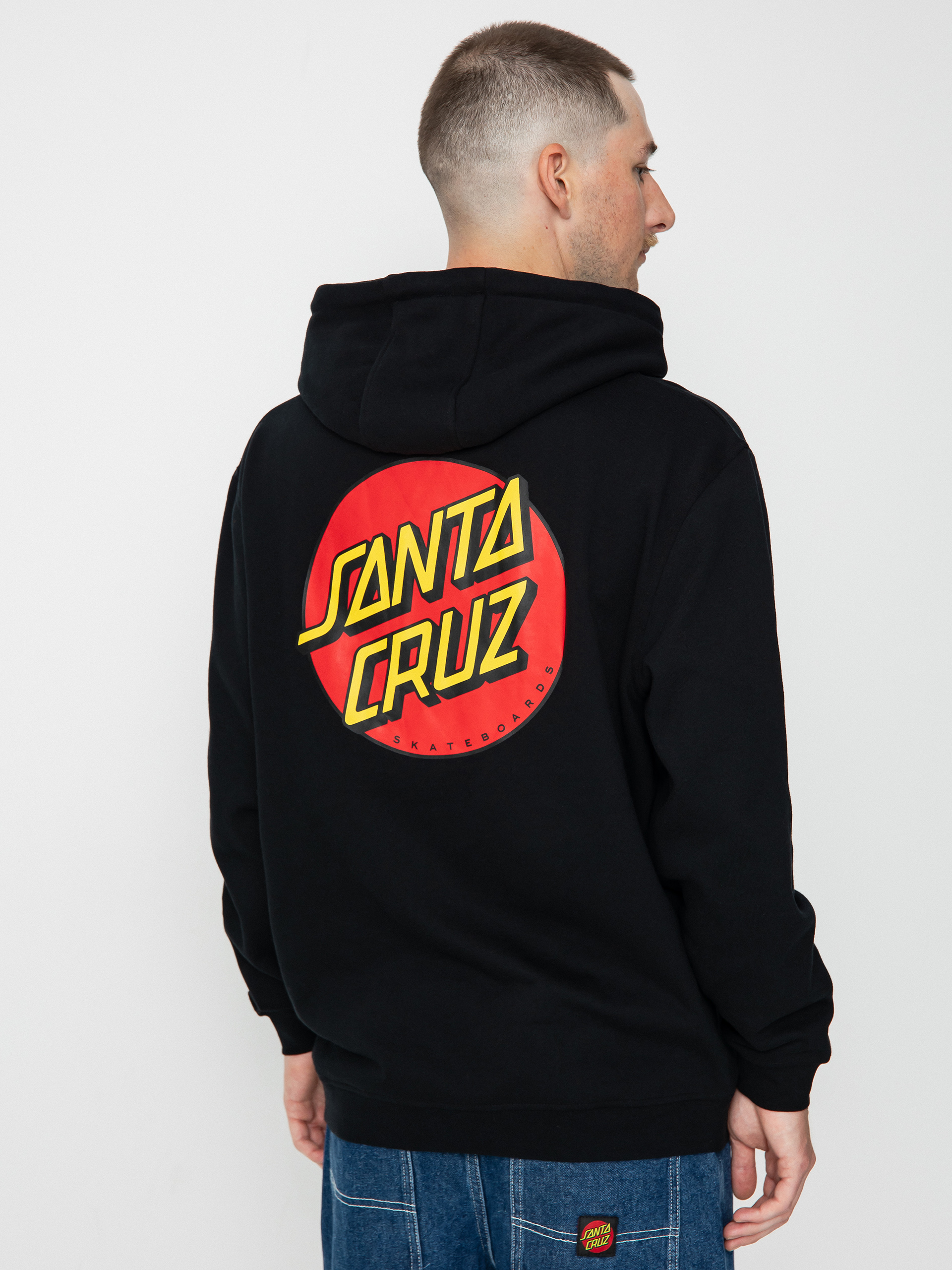 Santa Cruz Classic Dot Chest HD Hoodie (black)