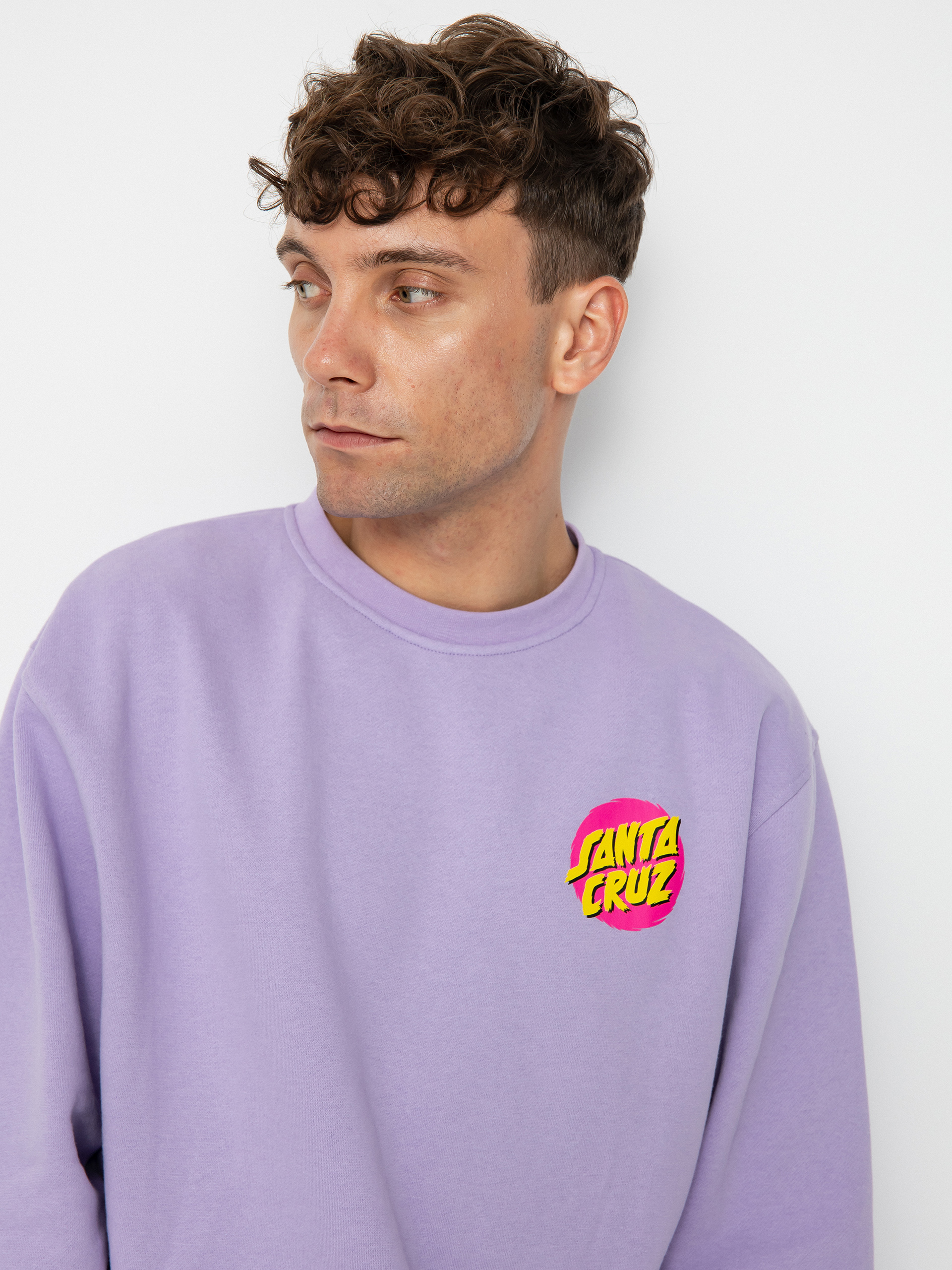 Santa Cruz Style Dot Sweatshirt (digital lavender)