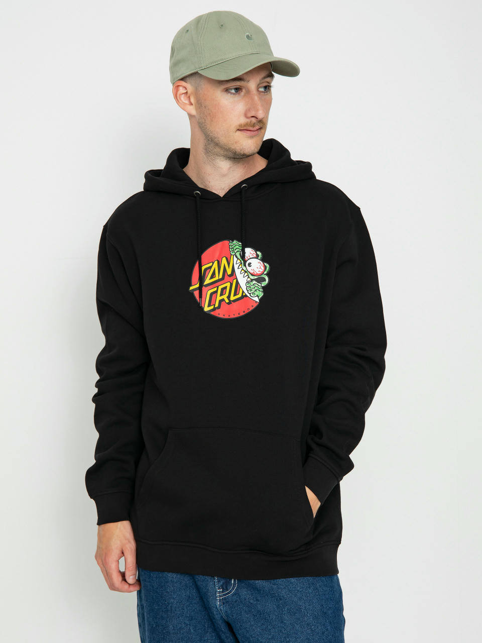 Santa Cruz Beware Dot Front HD Hoodie (black)