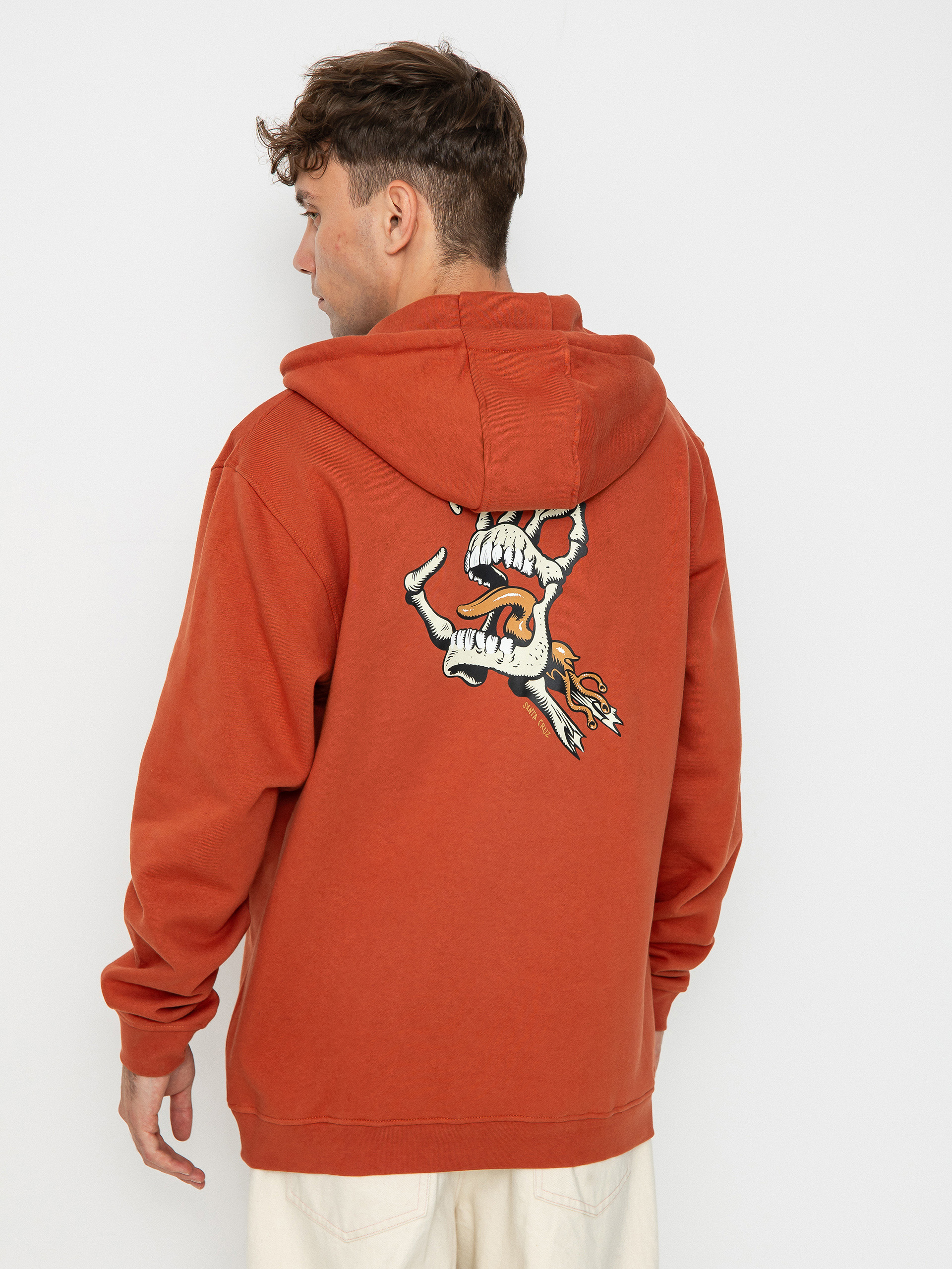 Santa Cruz Bone Hand Cruz HD Hoodie (terracotta)