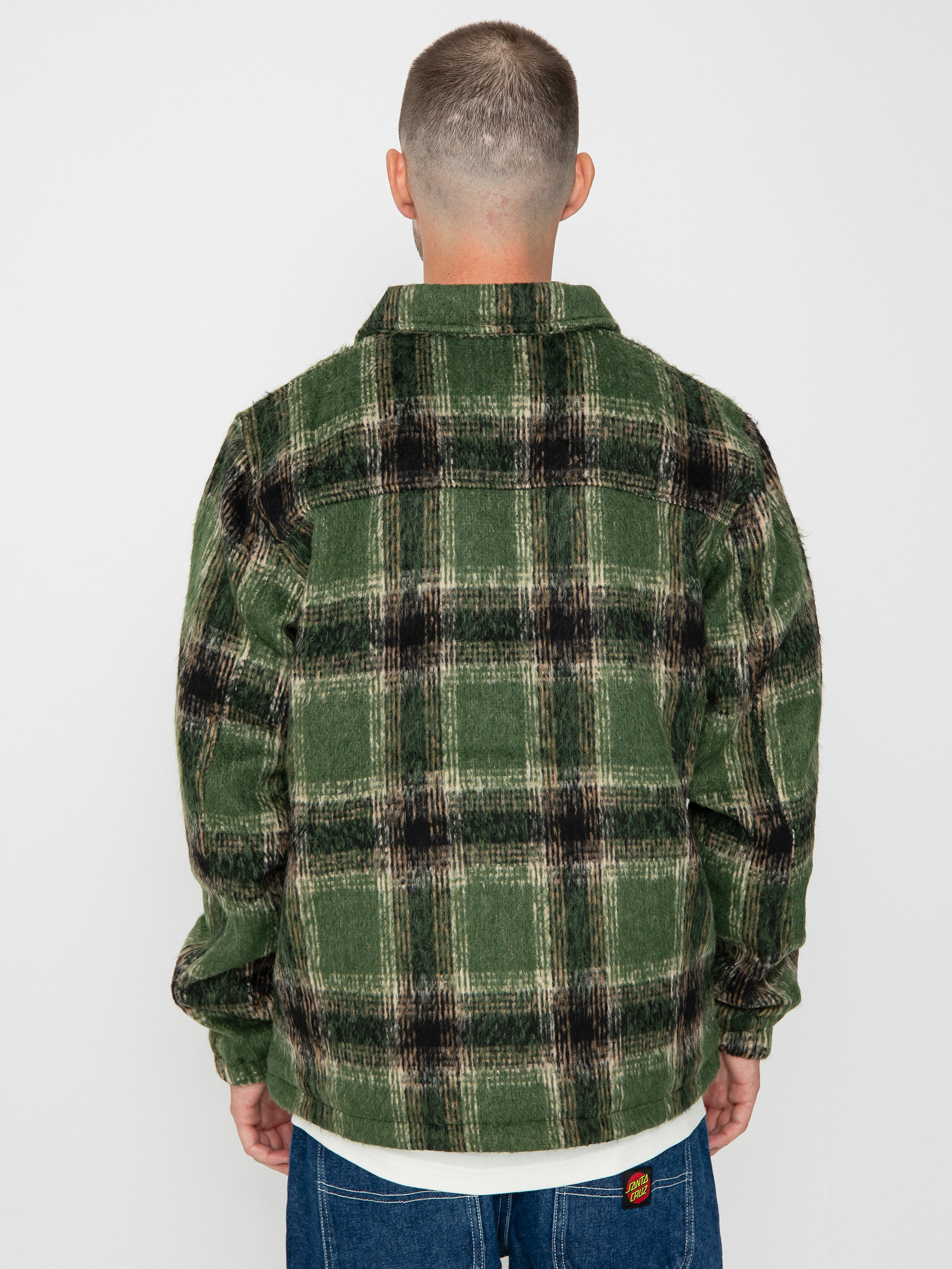 Santa Cruz Hideout Jacke (green check)