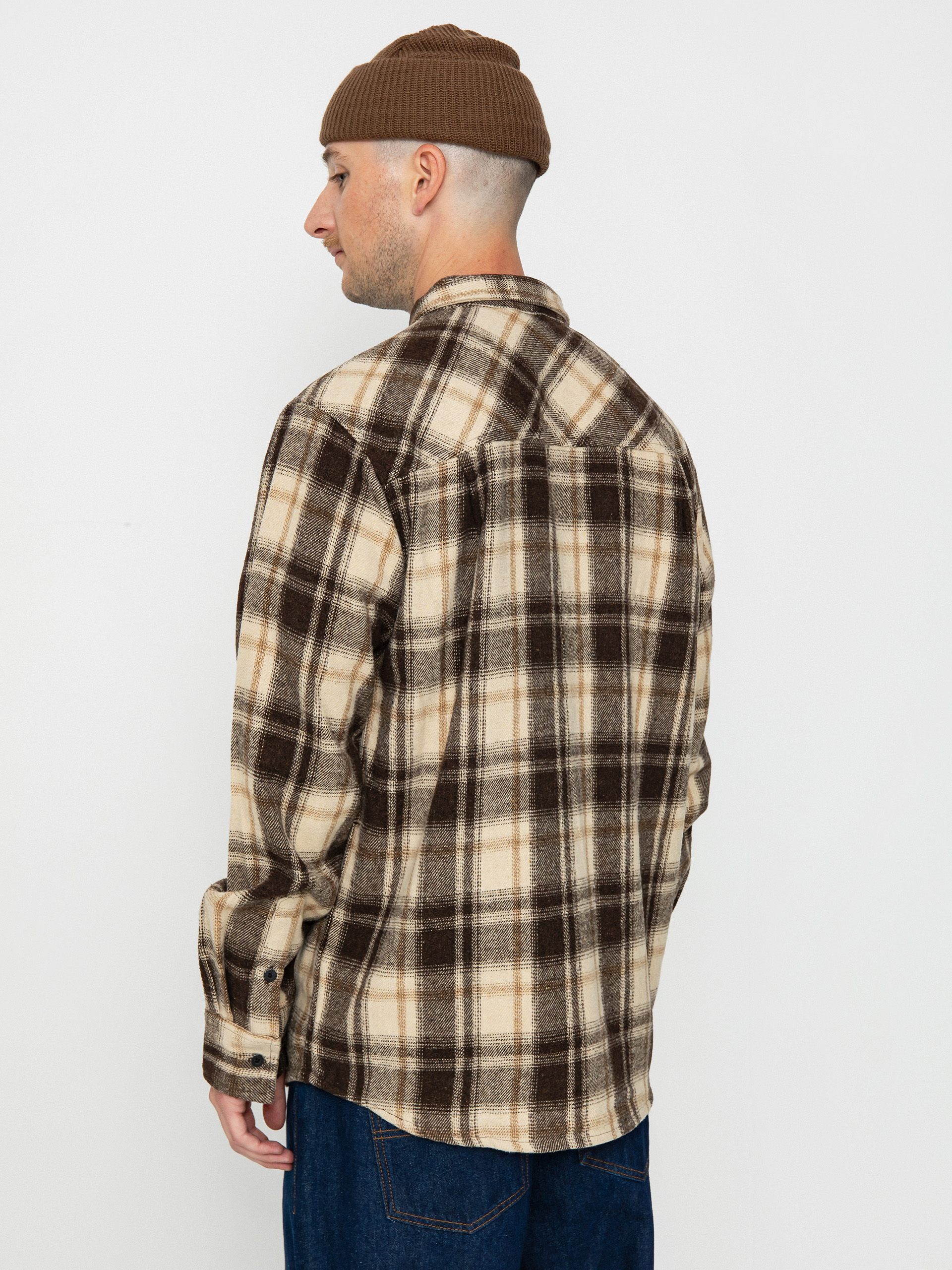 Santa Cruz Apex Shirt (brown check)