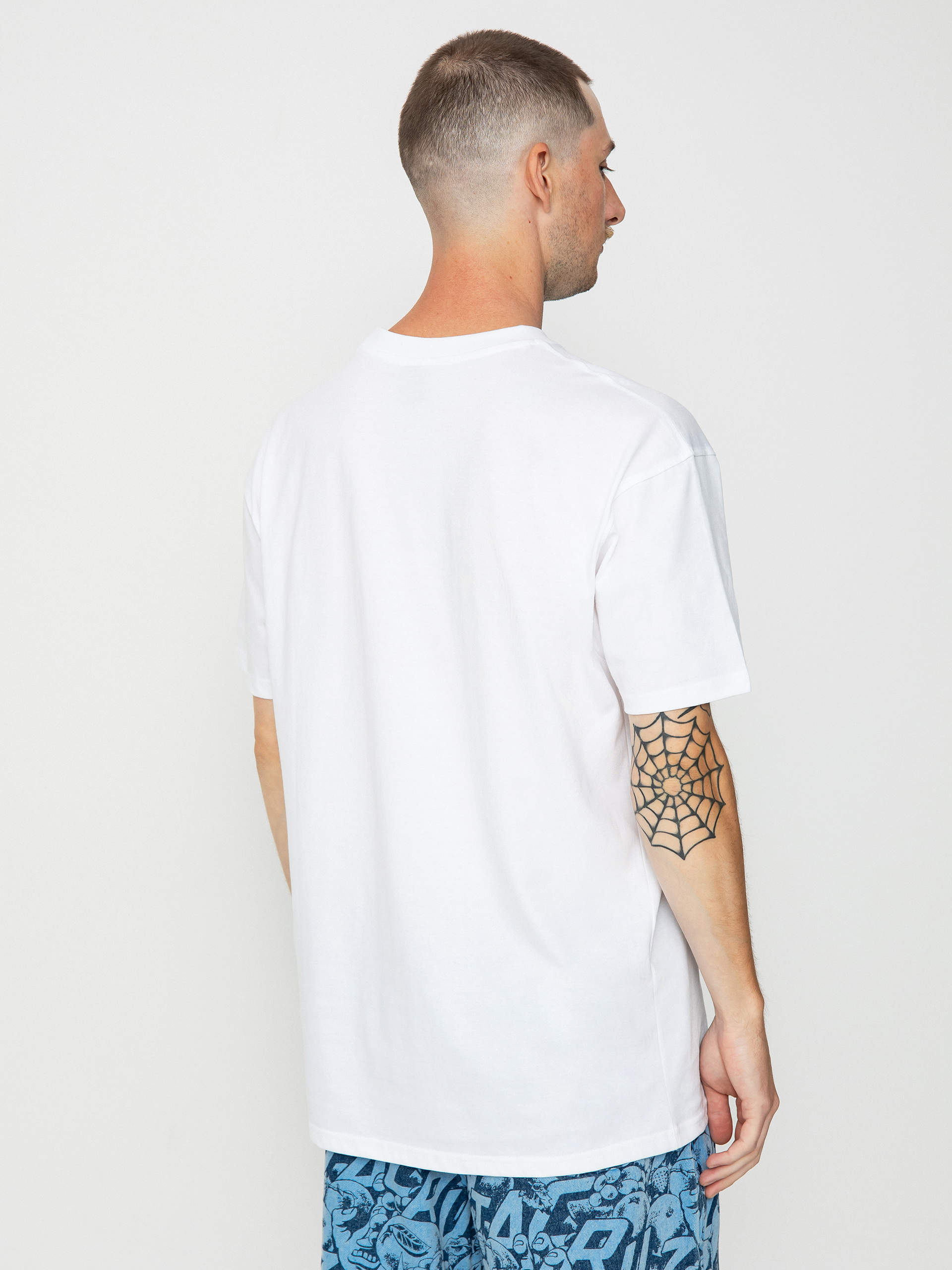 Santa Cruz Bone Hand Cruz Front T-shirt (white)