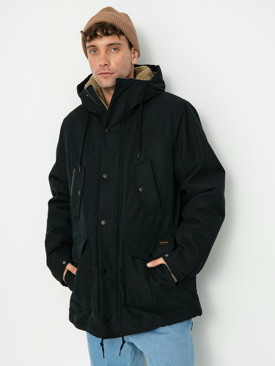 Volcom Starget 5K Parka Jacket (black)