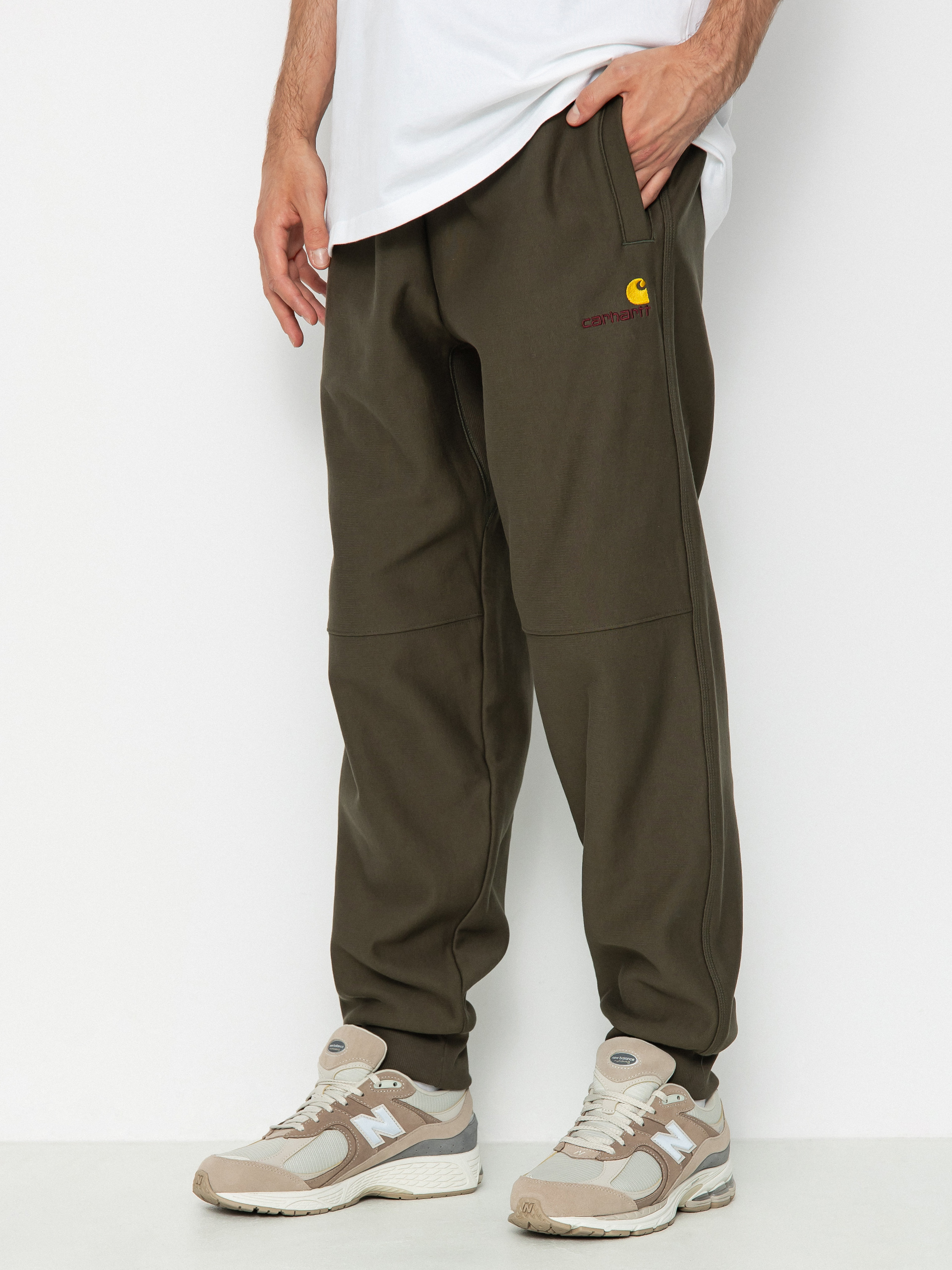 Carhartt WIP American Script Jogging Pants (plant)