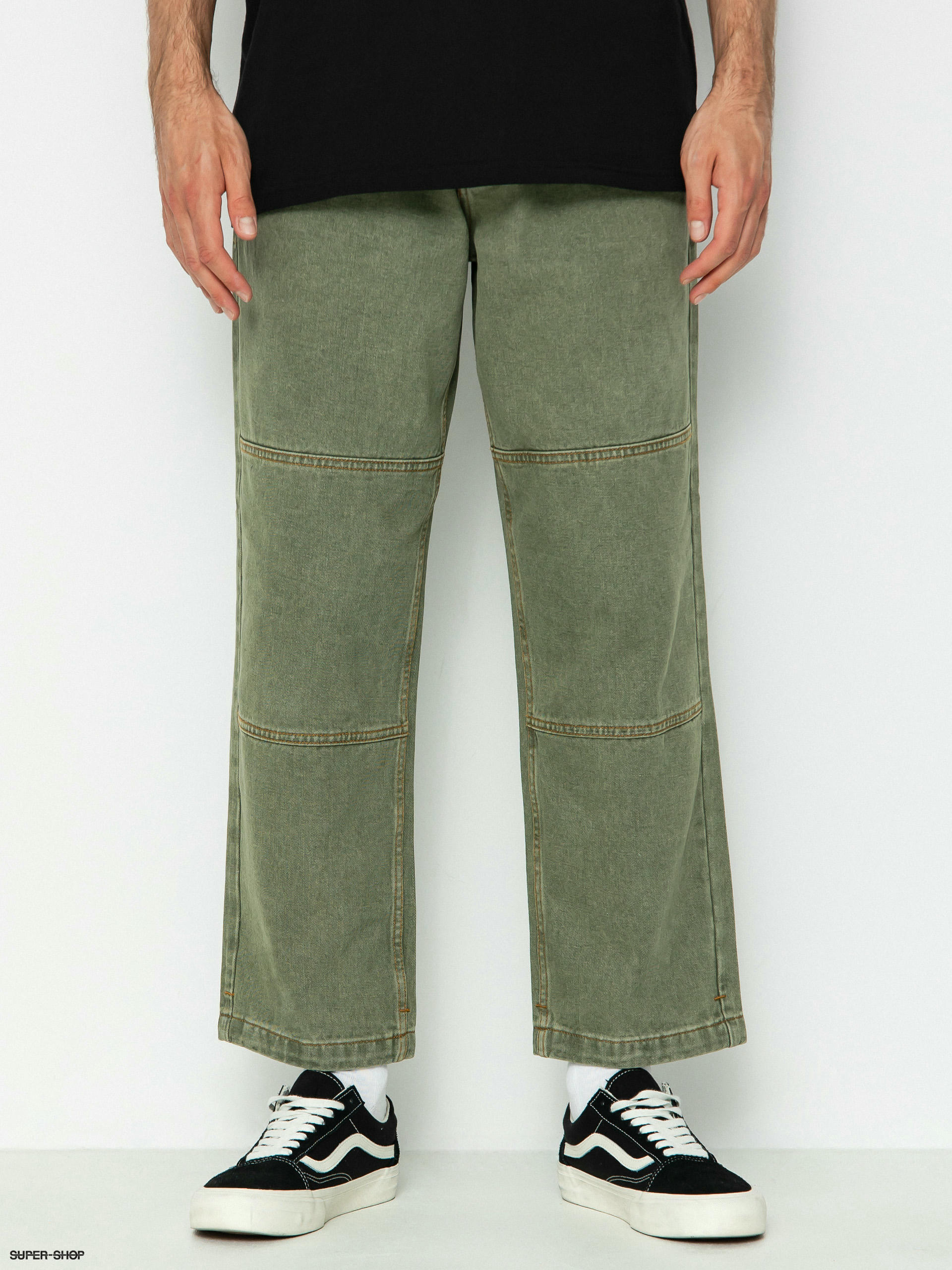 Santa Cruz Classic Label Panel Jean Pants sage