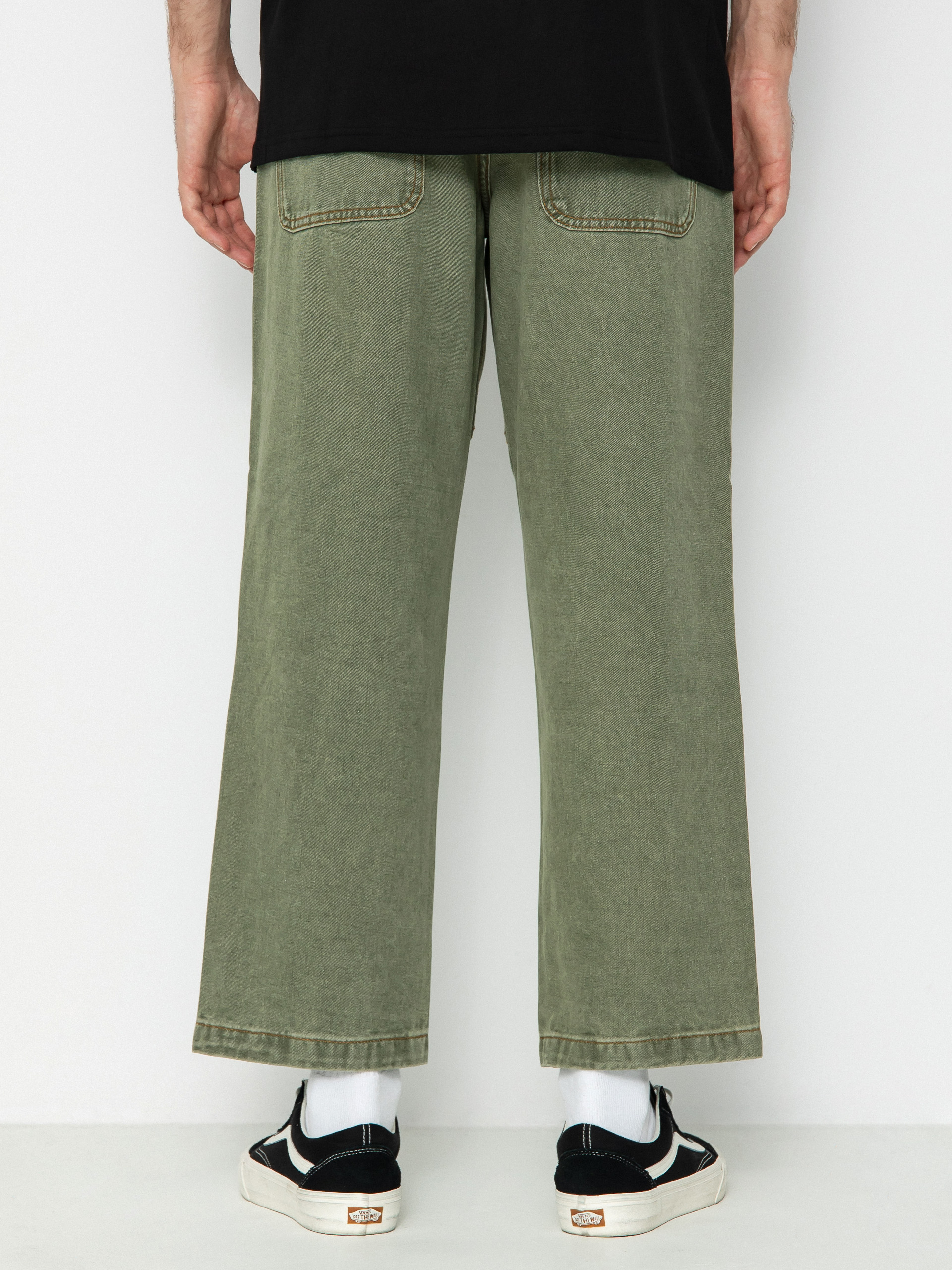 Santa Cruz Classic Label Panel Jean Pants (sage)