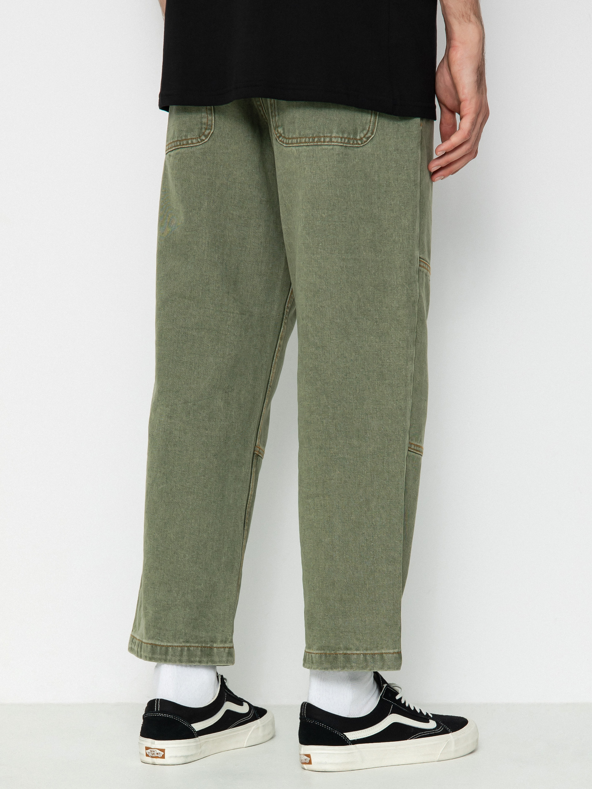 Santa Cruz Classic Label Panel Jean Pants (sage)