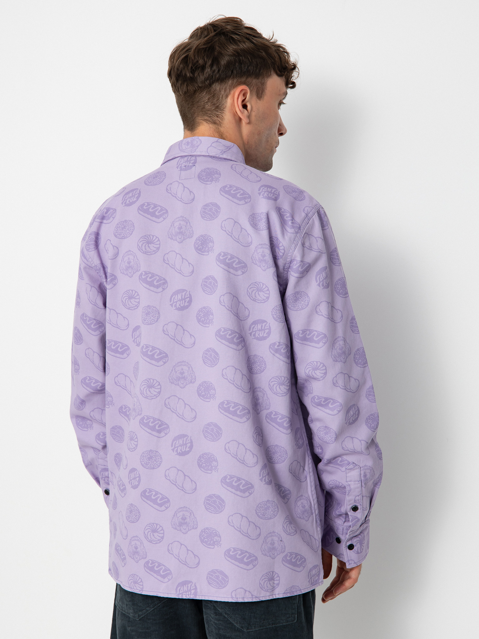 Santa Cruz McCoy Donut Dog Shirt (digital lavender)