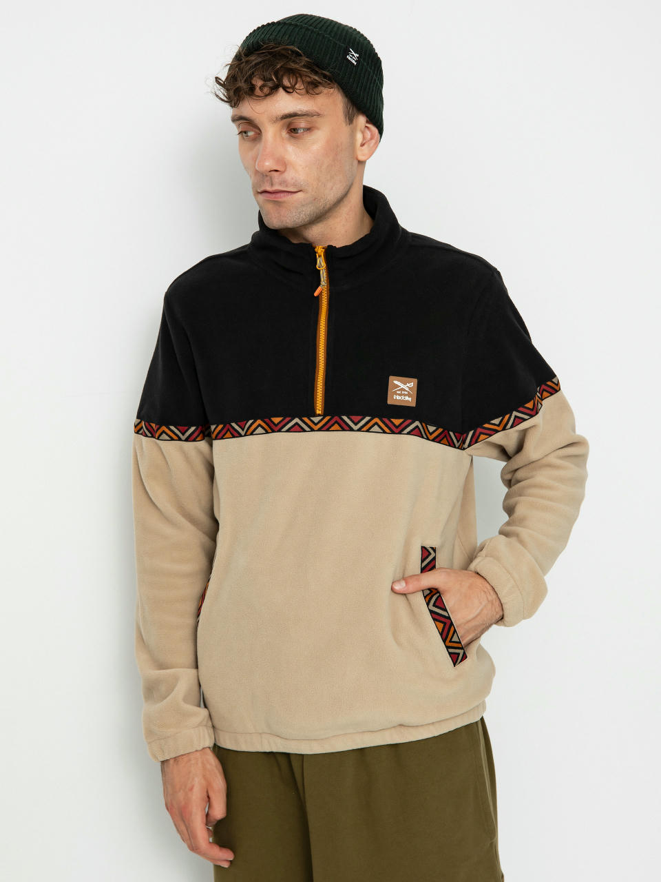 Iriedaily Monte Noe Fleece  (khaki)