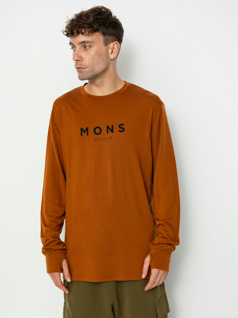 Mons Royale Yotei Merino Classic Active longsleeve (copper)