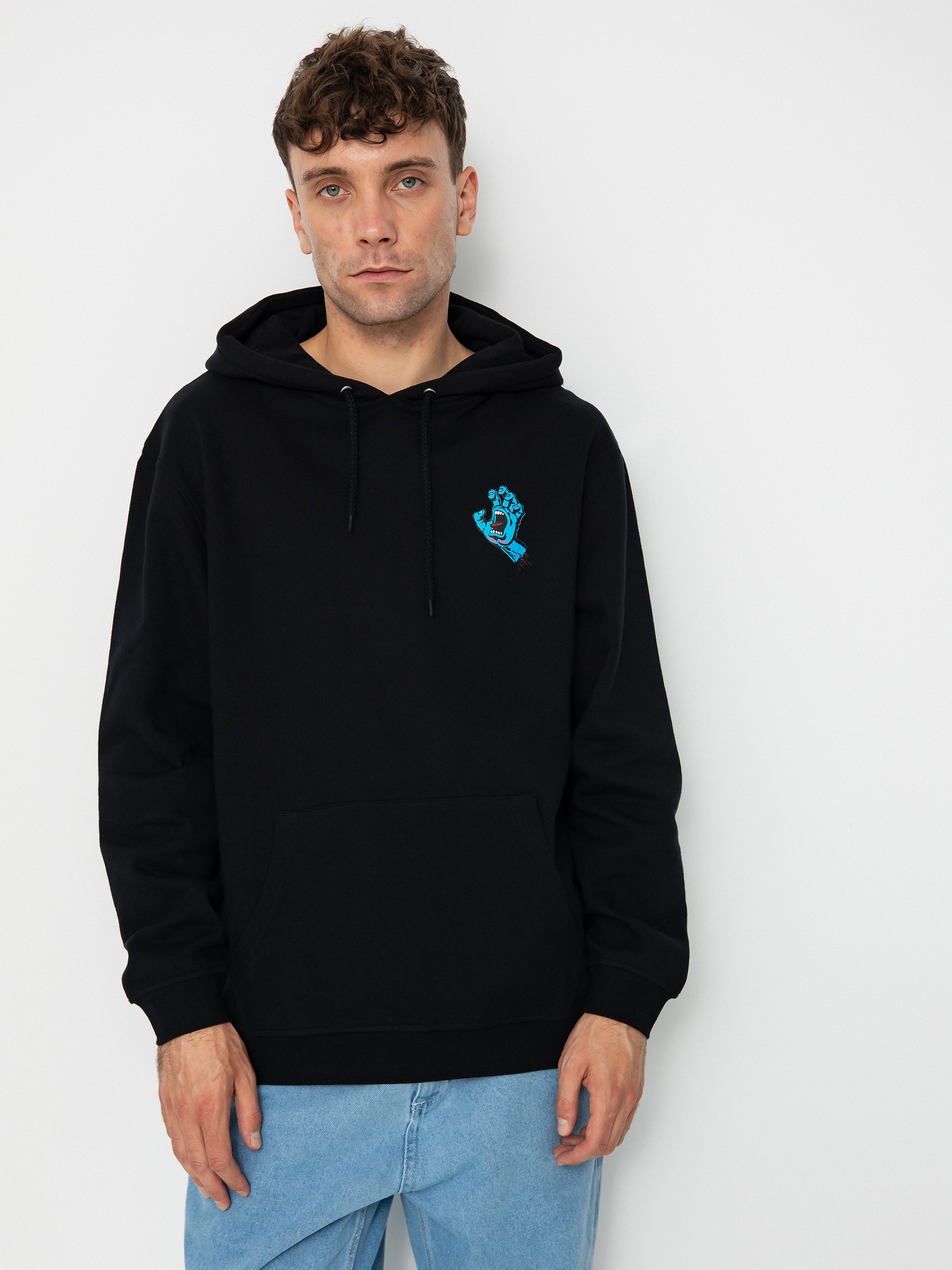 Santa Cruz Screaming Hand Chest HD Hoodie (black)