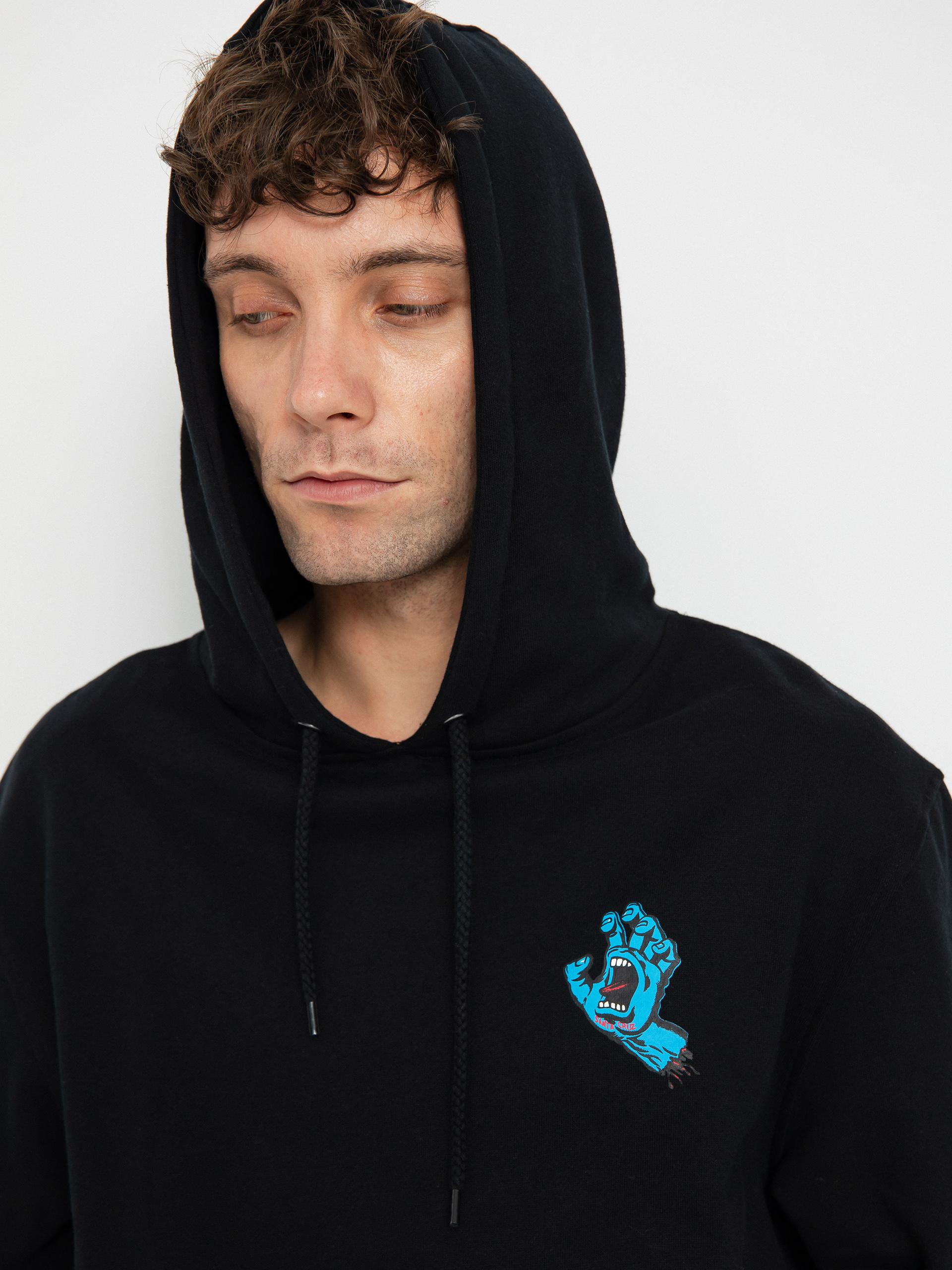 Santa Cruz Screaming Hand Chest HD Hoodie (black)